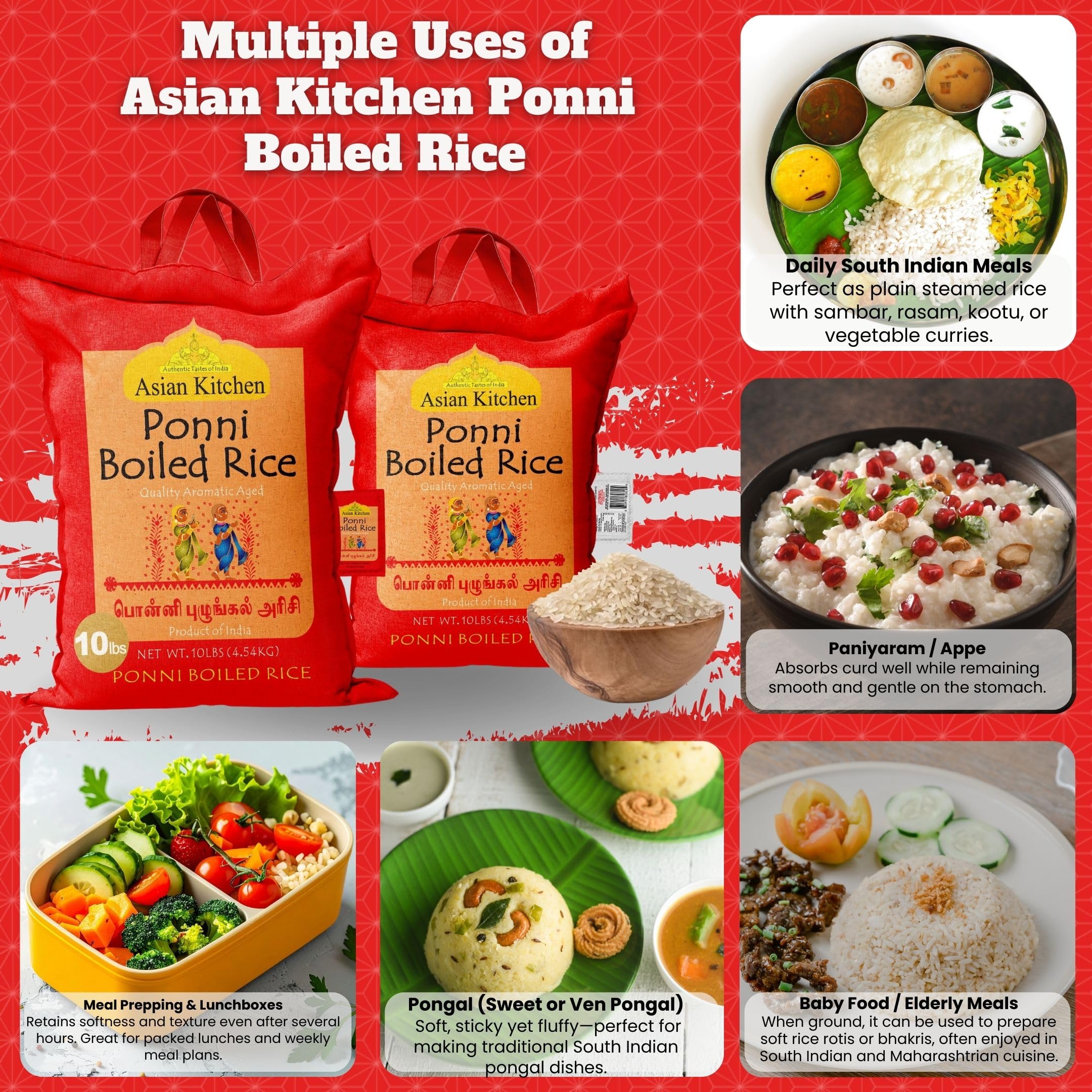 Asian Kitchen Ponni Rice {6 Sizes Available} - Image 12