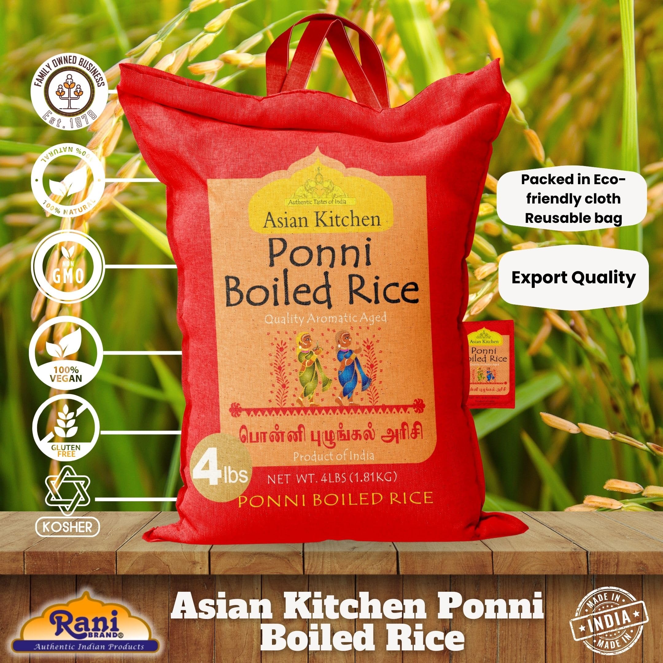 Asian Kitchen Ponni Rice {6 Sizes Available} - Image 4