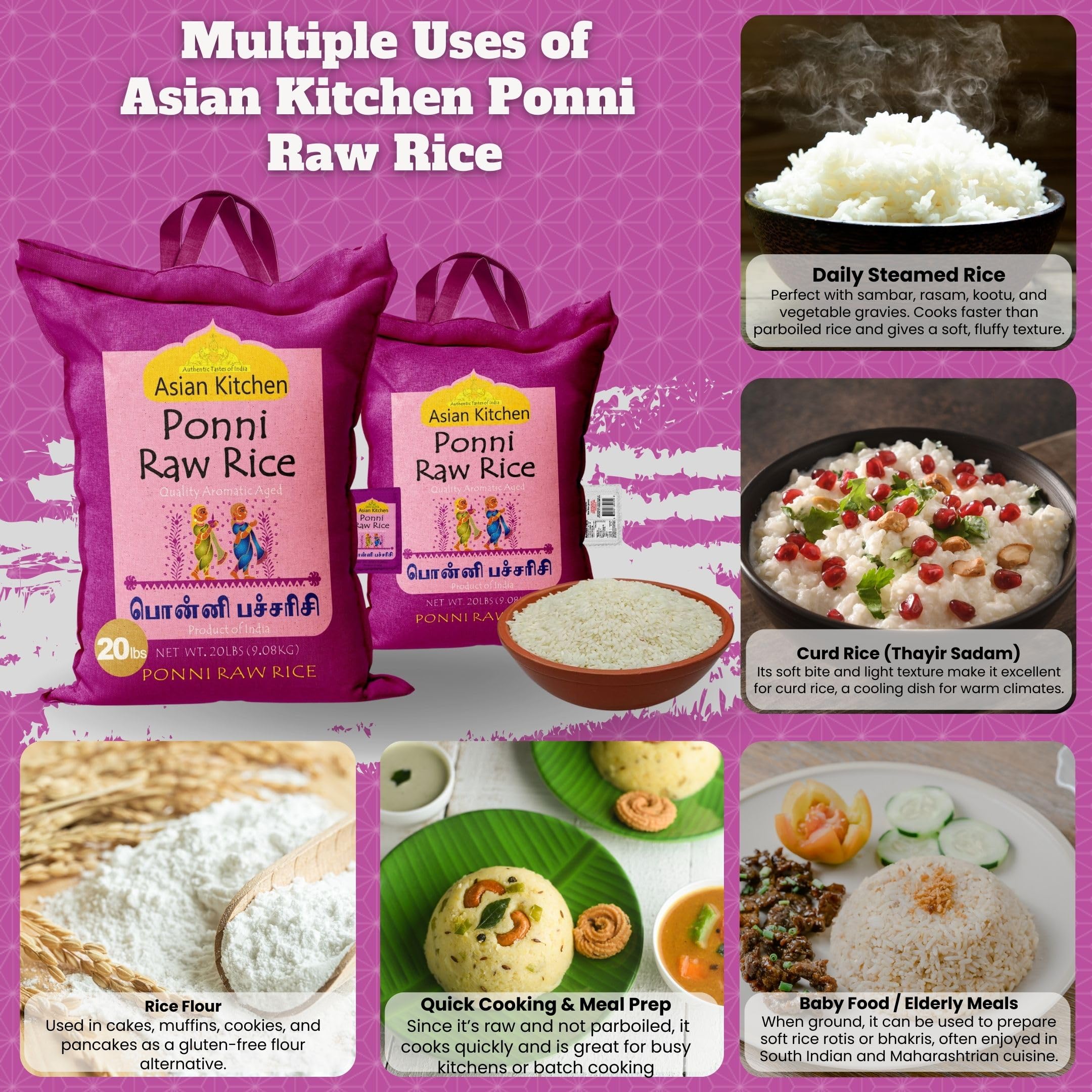 Asian Kitchen Ponni Rice {6 Sizes Available} - Image 52