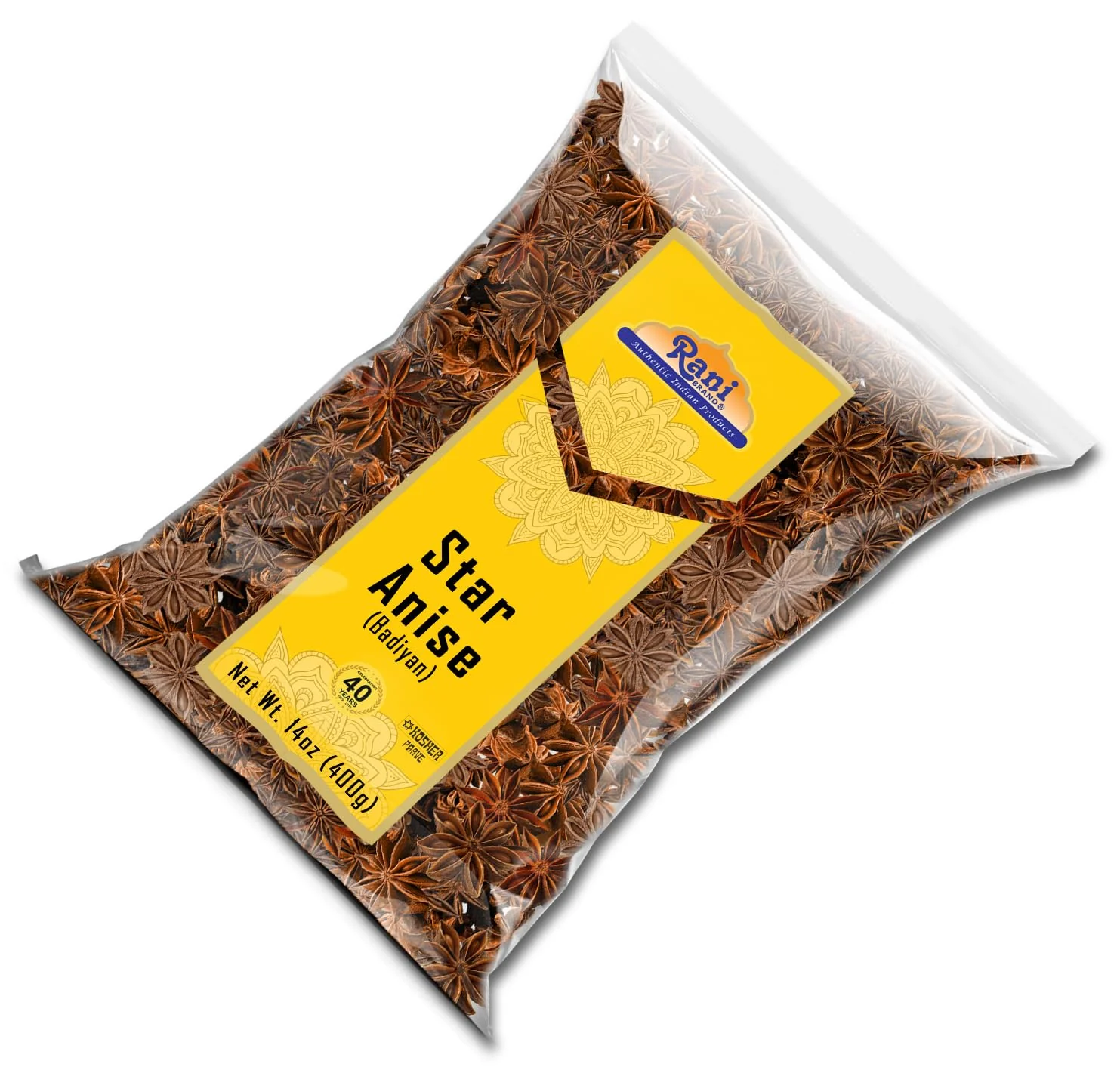 Rani Star Anise Seeds, Whole Pods (Badian Khatai) Spice 14oz (400g) ~ All Natural | Gluten Friendly | Kosher | Vegan | Whole Chinese Anise Star Sun Dried Spice, Anis Estrella / Illicium Verum, Widely Used for Baking, Drinks, Cooking, and Tea - Image 8