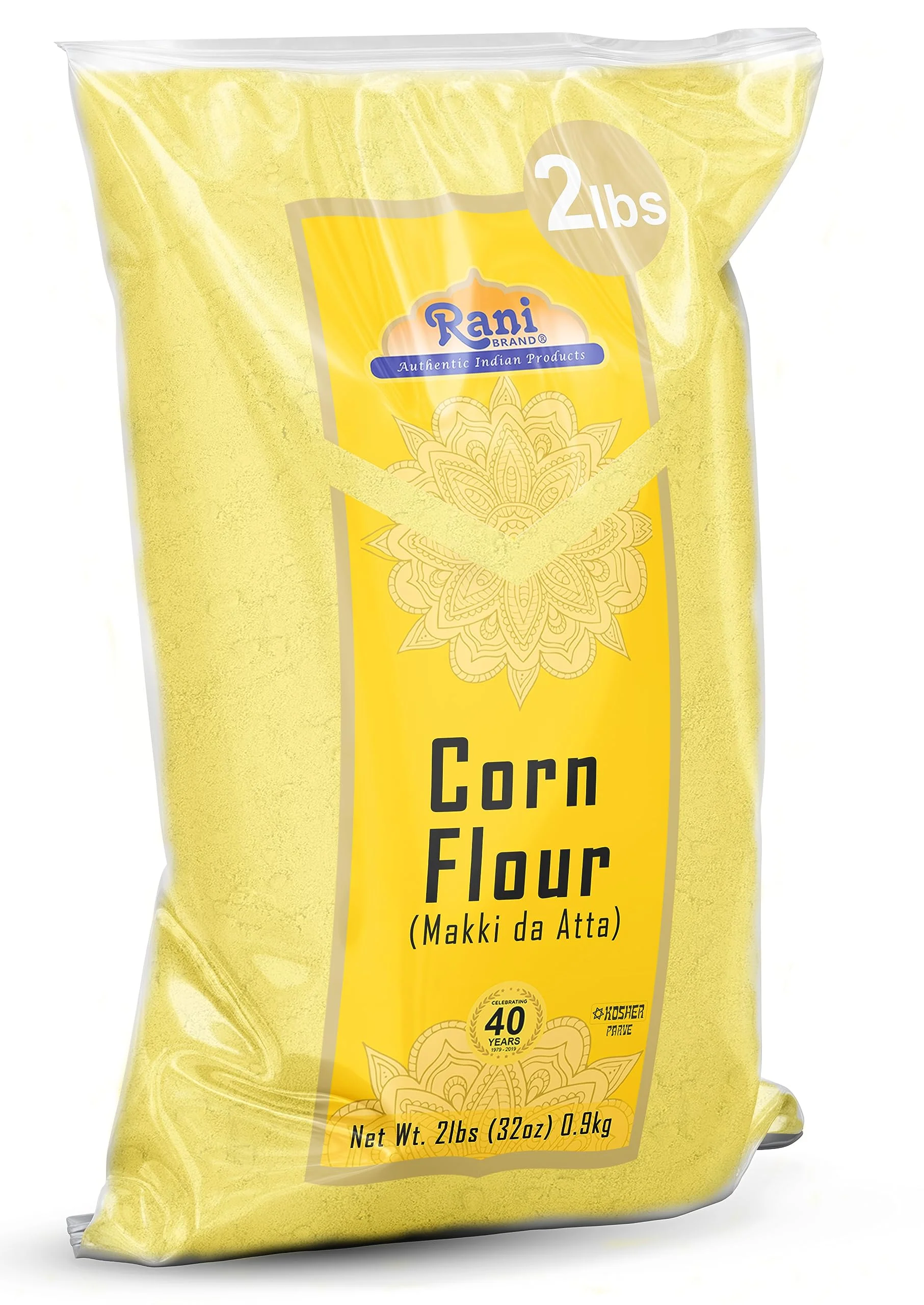 Rani Corn Flour (Makki ka Atta) 32oz (2lbs) 908g Bulk ~ All Natural | Vegan | Gluten Friendly | NON-GMO | Kosher | Indian Origin - Image 8