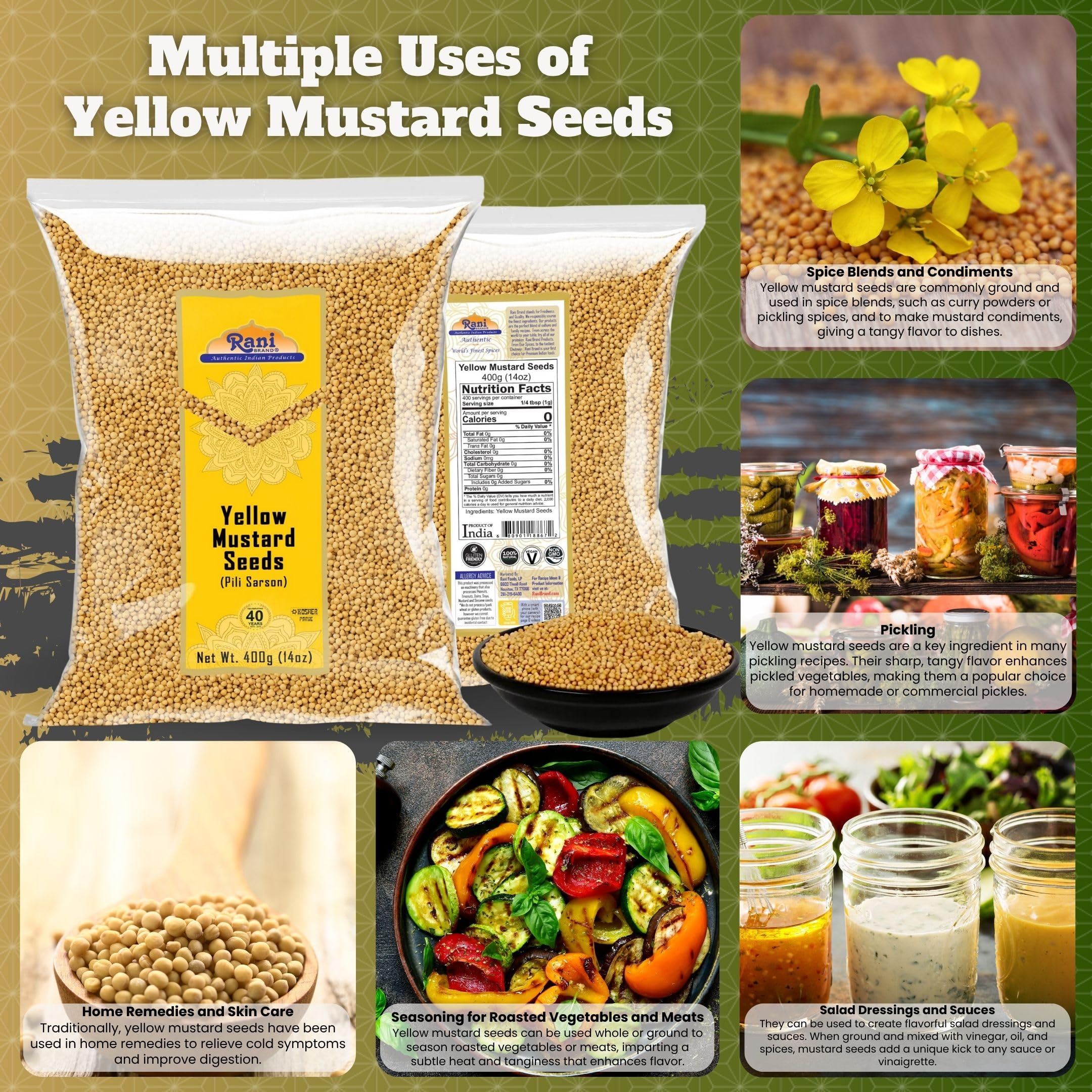 Rani Yellow Mustards {3 Sizes Available} - Image 18
