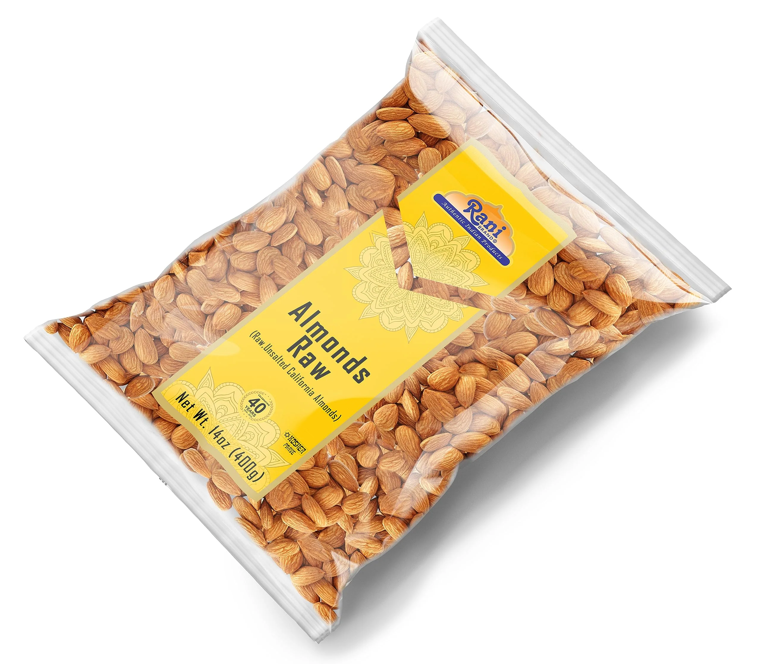 Rani Almonds, Raw Whole With Skin 14oz (400g) ~ All Natural | Vegan | Kosher | Gluten Friendly | Fresh Product of USA ~ California Shelled Almonds - Image 8