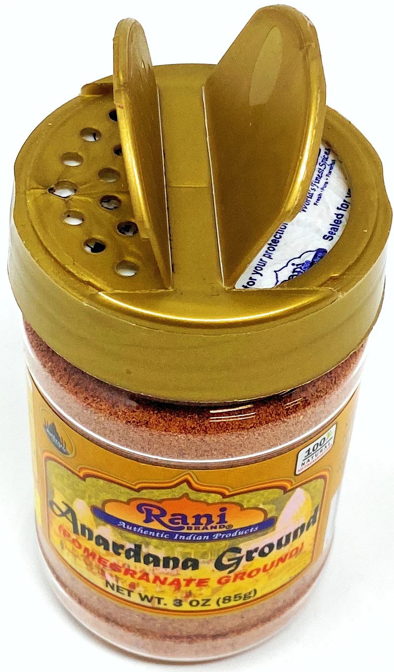 Rani Anardana (Pomegranate) Ground Powder Indian Spice 3oz (85g) PET Jar ~ All Natural | No Color | Gluten Friendly | Vegan | No Salt or fillers - Image 4