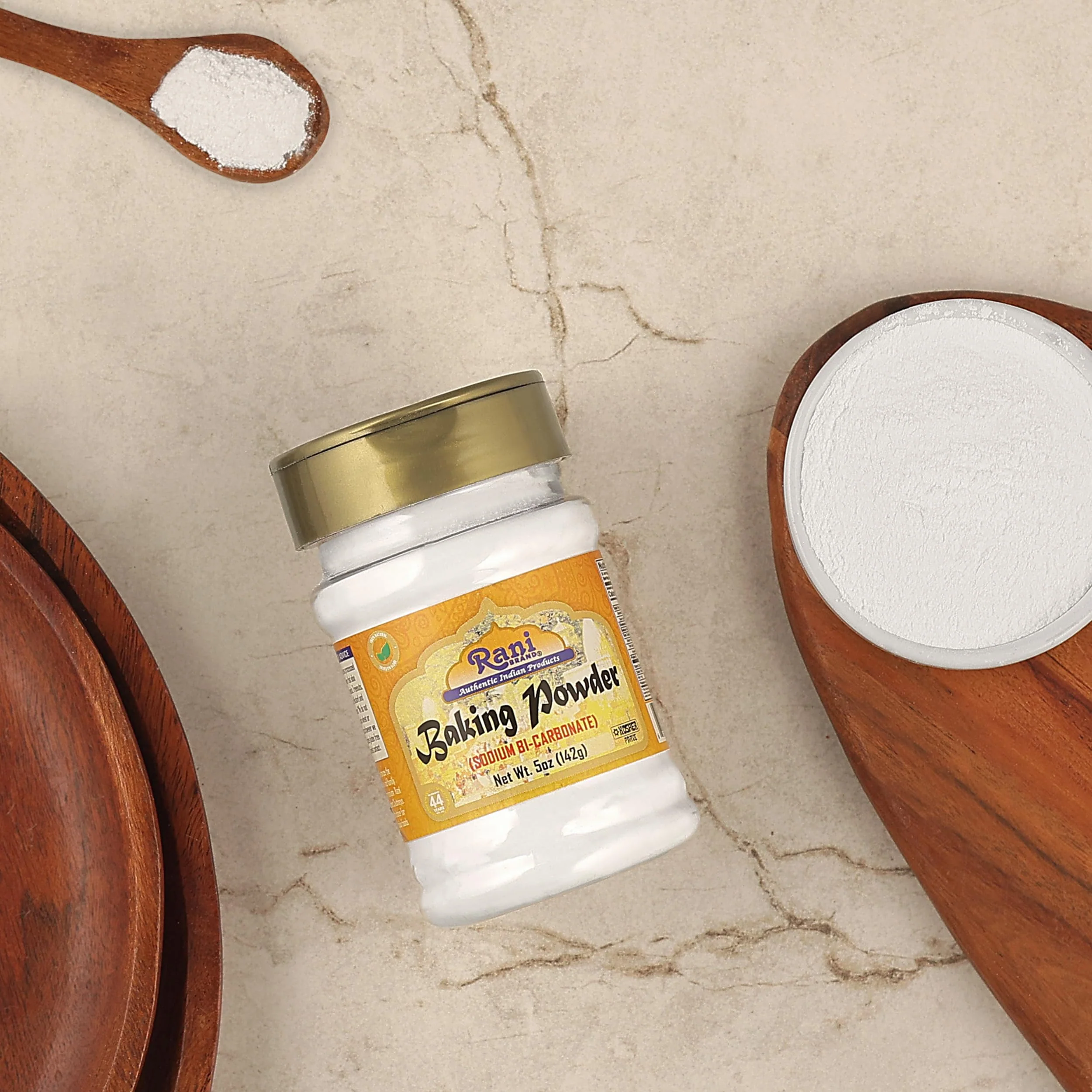 Rani Baking Powder 5oz (150g) PET Jar ~ Used for cooking, NON-GMO | Kosher | Indian Origin | Gluten Friendly - Image 5