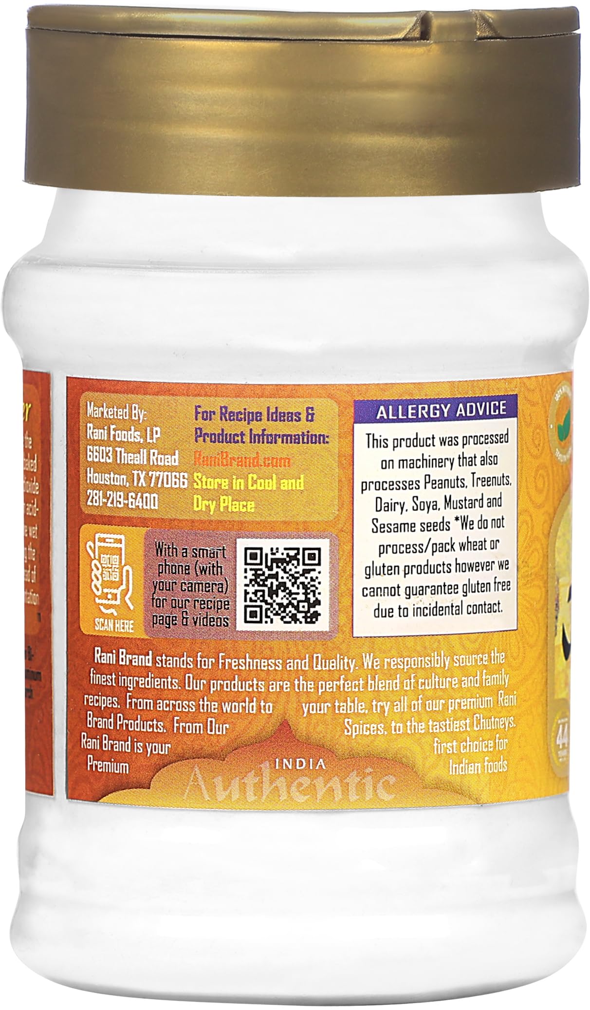 Rani Baking Powder 5oz (150g) PET Jar ~ Used for cooking, NON-GMO | Kosher | Indian Origin | Gluten Friendly - Image 6