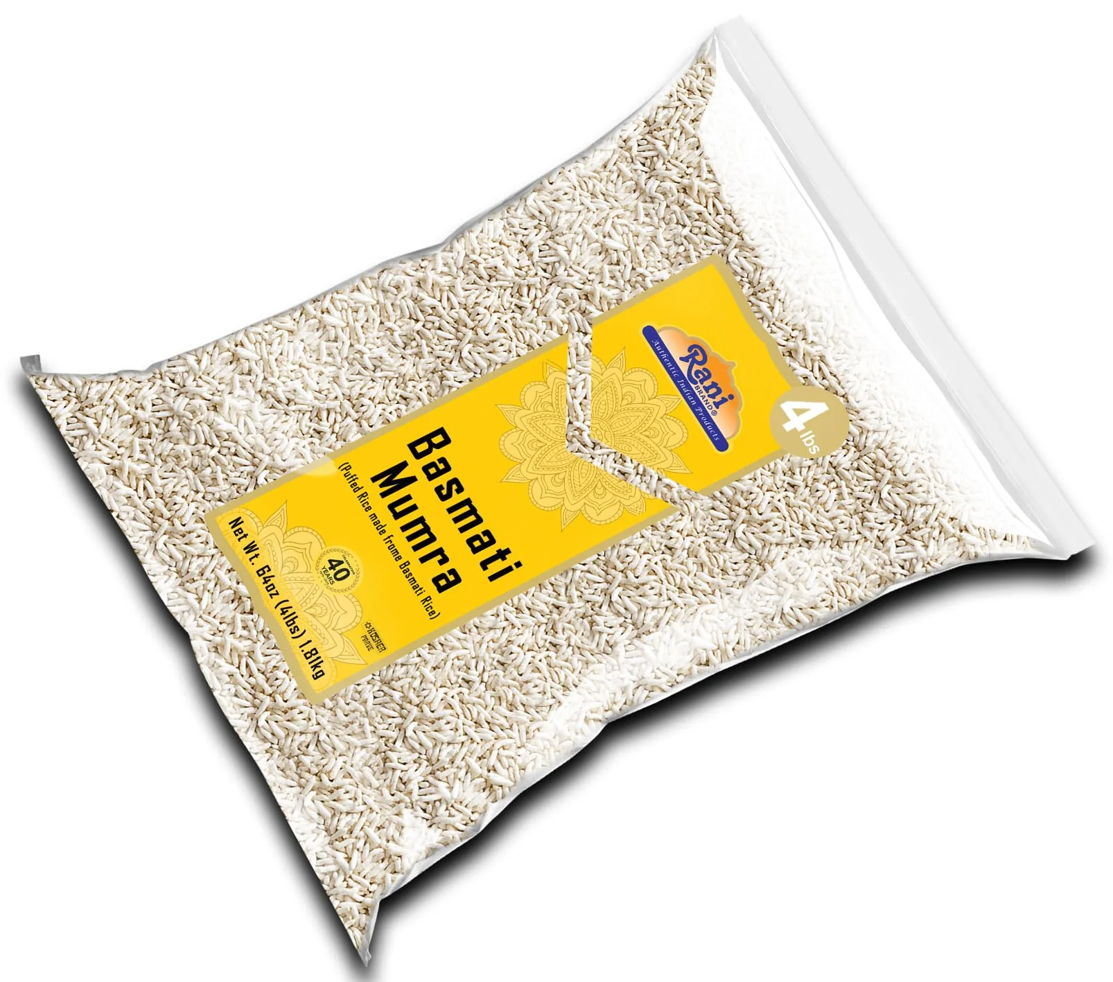 Rani Basmati Mumra (Puffed Rice) 64oz (4lbs) 1.81kg Bulk ~ All Natural | No Color | Gluten Friendly | Vegan | NON-GMO | Kosher | No Salt or fillers | Indian Origin - Image 9