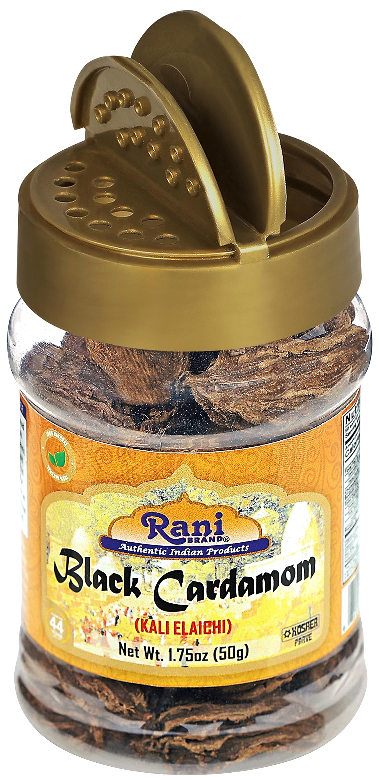 Rani Black Cardamom Pods (Kali Elachi) Whole Indian Spice 1.75oz (50g) PET Jar ~ Natural | Vegan | Gluten Friendly | NON-GMO | Kosher | Indian Origin - Image 10