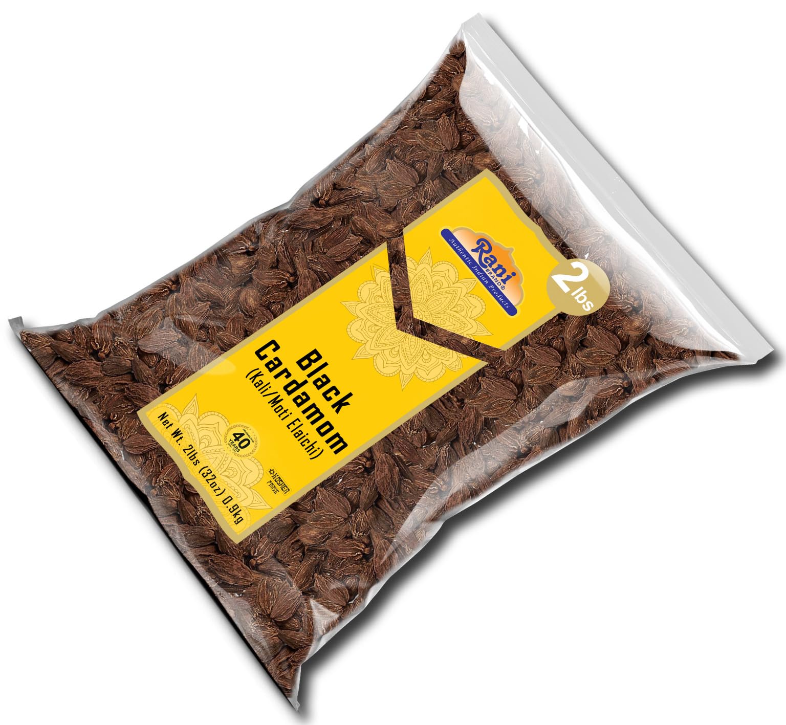 Rani Black Cardamom Pods (Kali Elachi) Whole Indian Spice 32oz (2lbs) 908g Bulk ~ All Natural | Vegan | Gluten Friendly | NON-GMO | Kosher | Indian Origin | Smokey, Tsaoko, Cao Guo, Bach Dan Khau, Badi - Image 8
