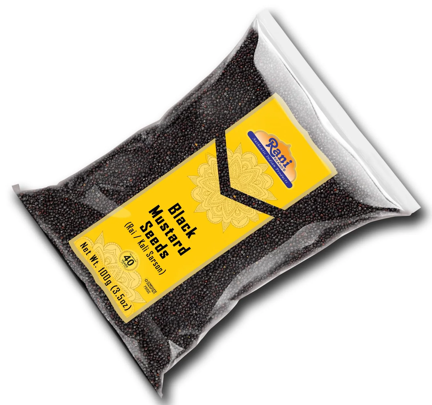 Rani Black Mustard Seeds Whole Spice (Kali Rai) 3.5oz (100g) ~ All Natural | Gluten Friendly | NON-GMO | Kosher | Vegan - Image 9