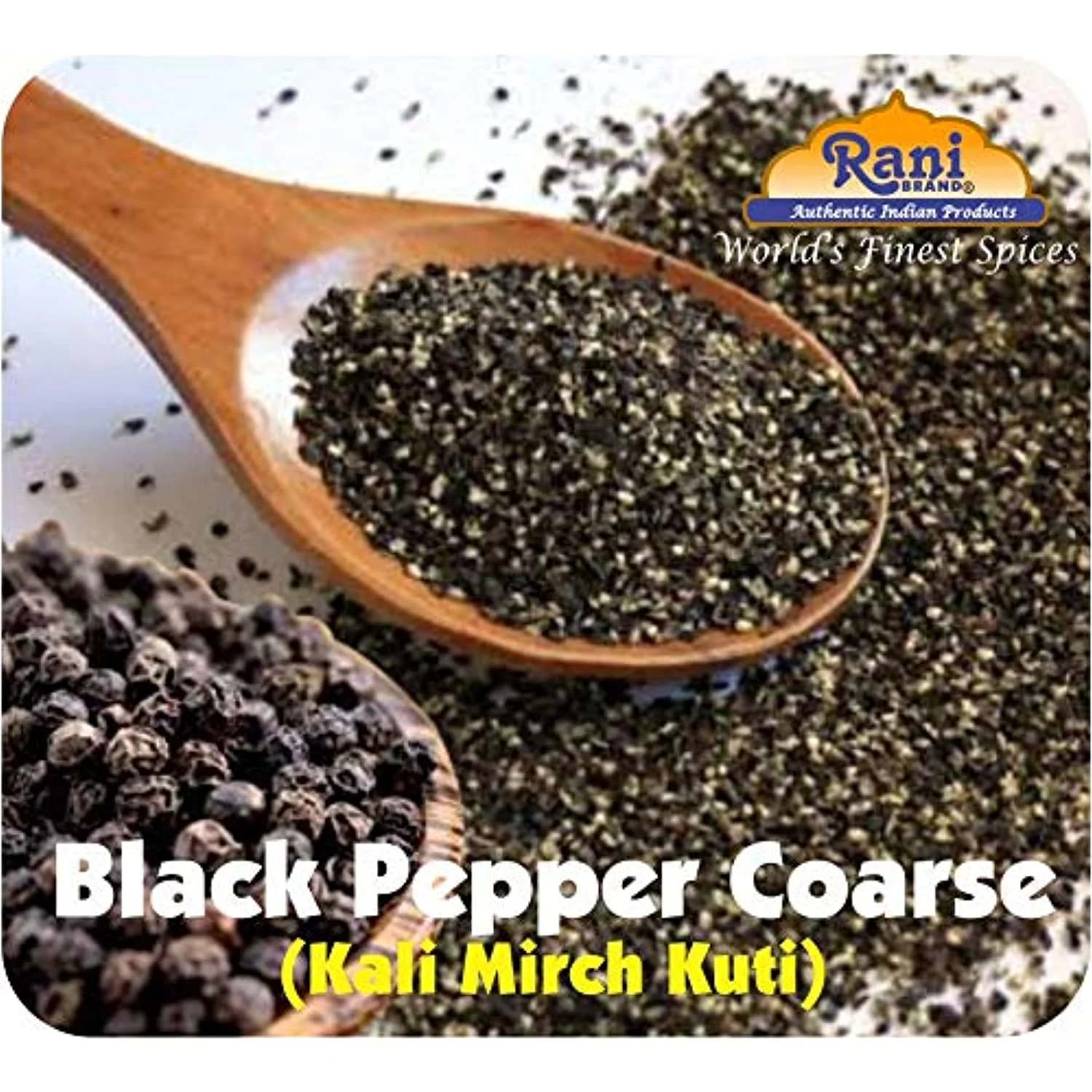 Rani Black Pepper Coarse Ground 28 Mesh (Table Grind), 7oz (200g) ~ Gluten Friendly | Non-GMO | Kosher | Natural - Image 9