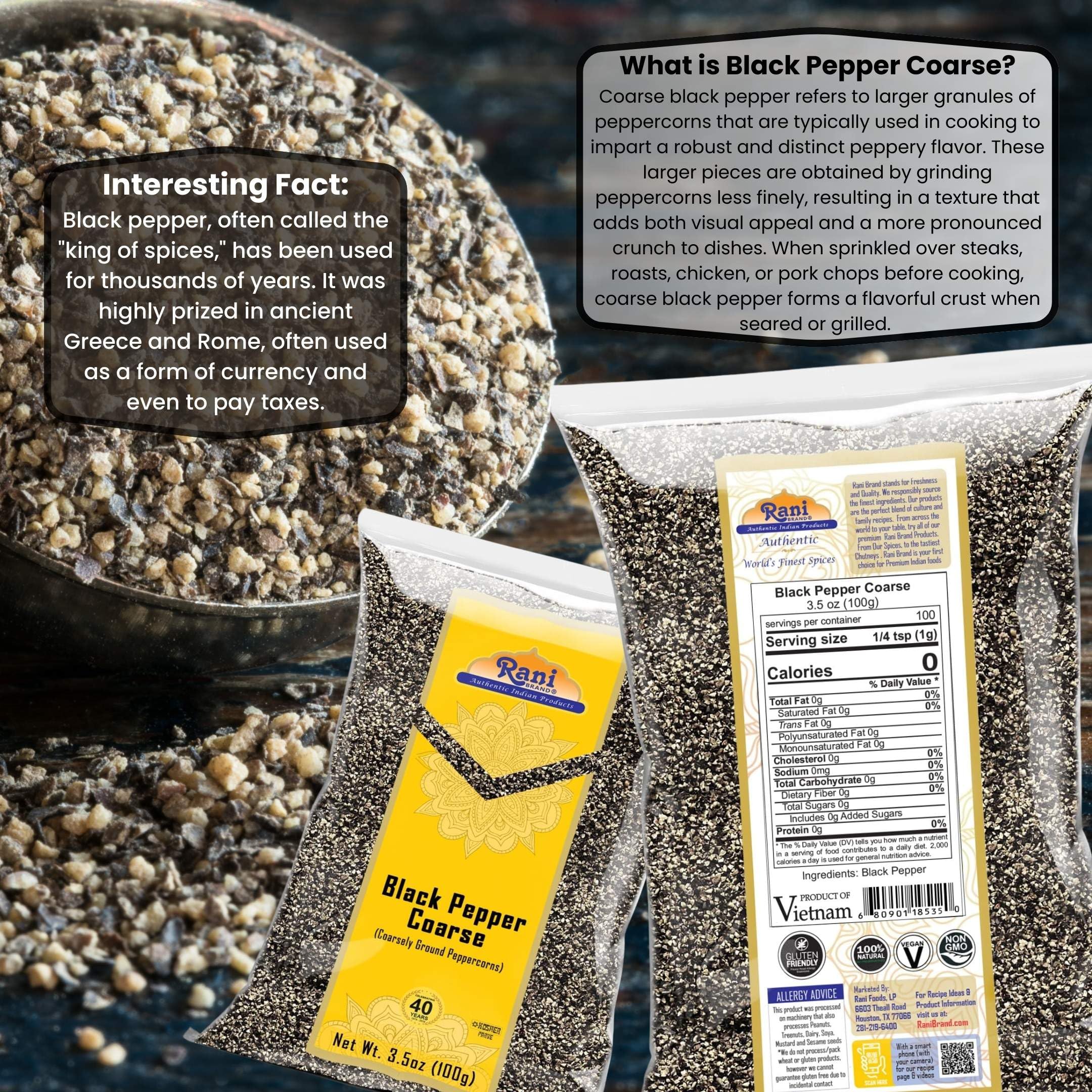 Rani Black Pepper Coarse Grind {7 Sizes Available} - Image 35