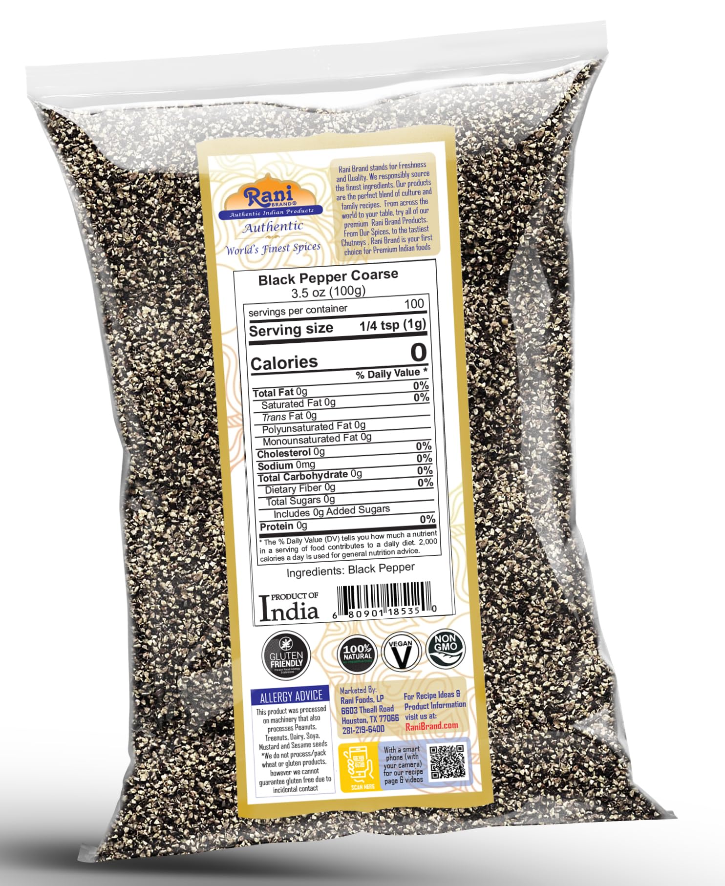 Rani Black Pepper Coarse Grind {7 Sizes Available} - Image 39