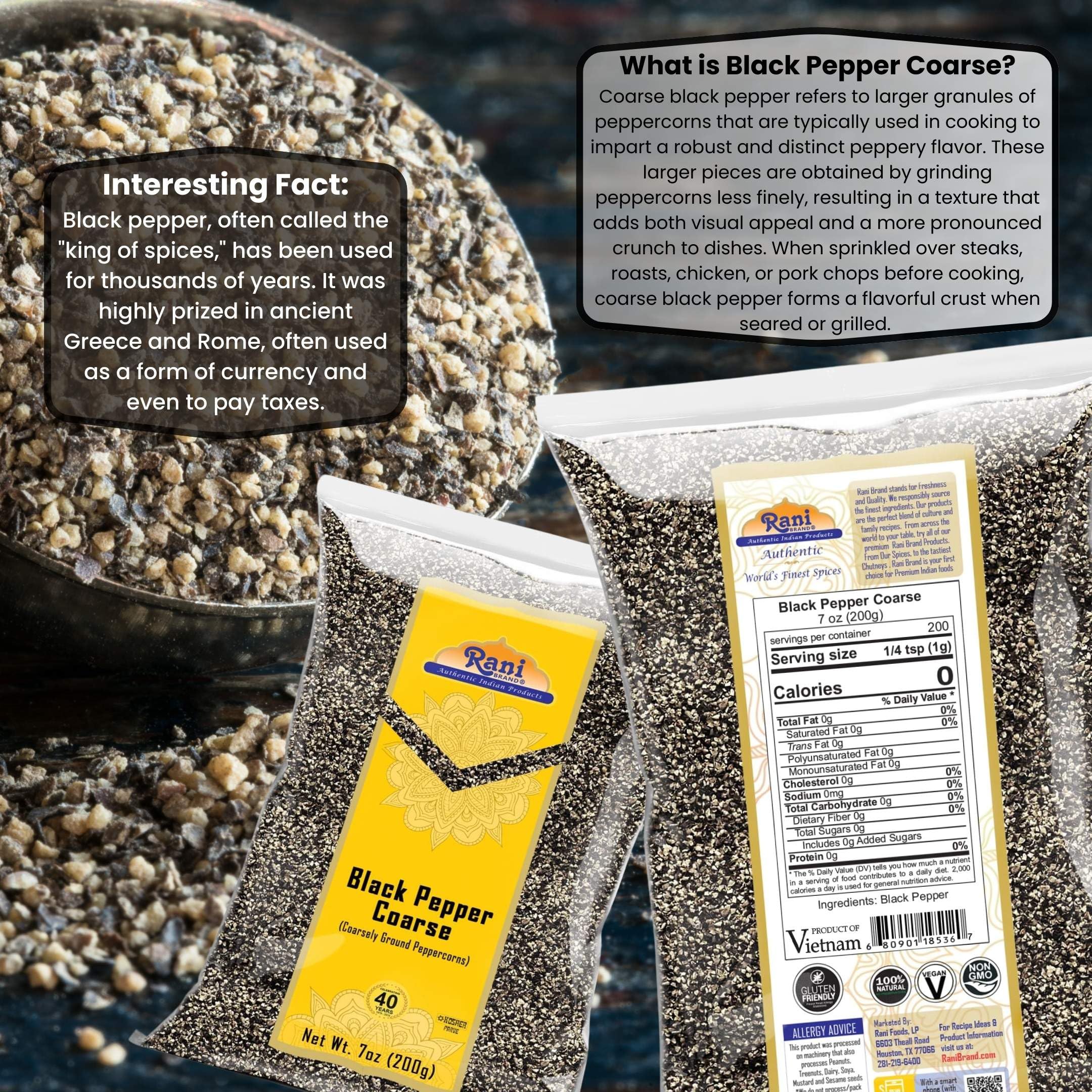 Rani Black Pepper Coarse Grind {7 Sizes Available} - Image 44
