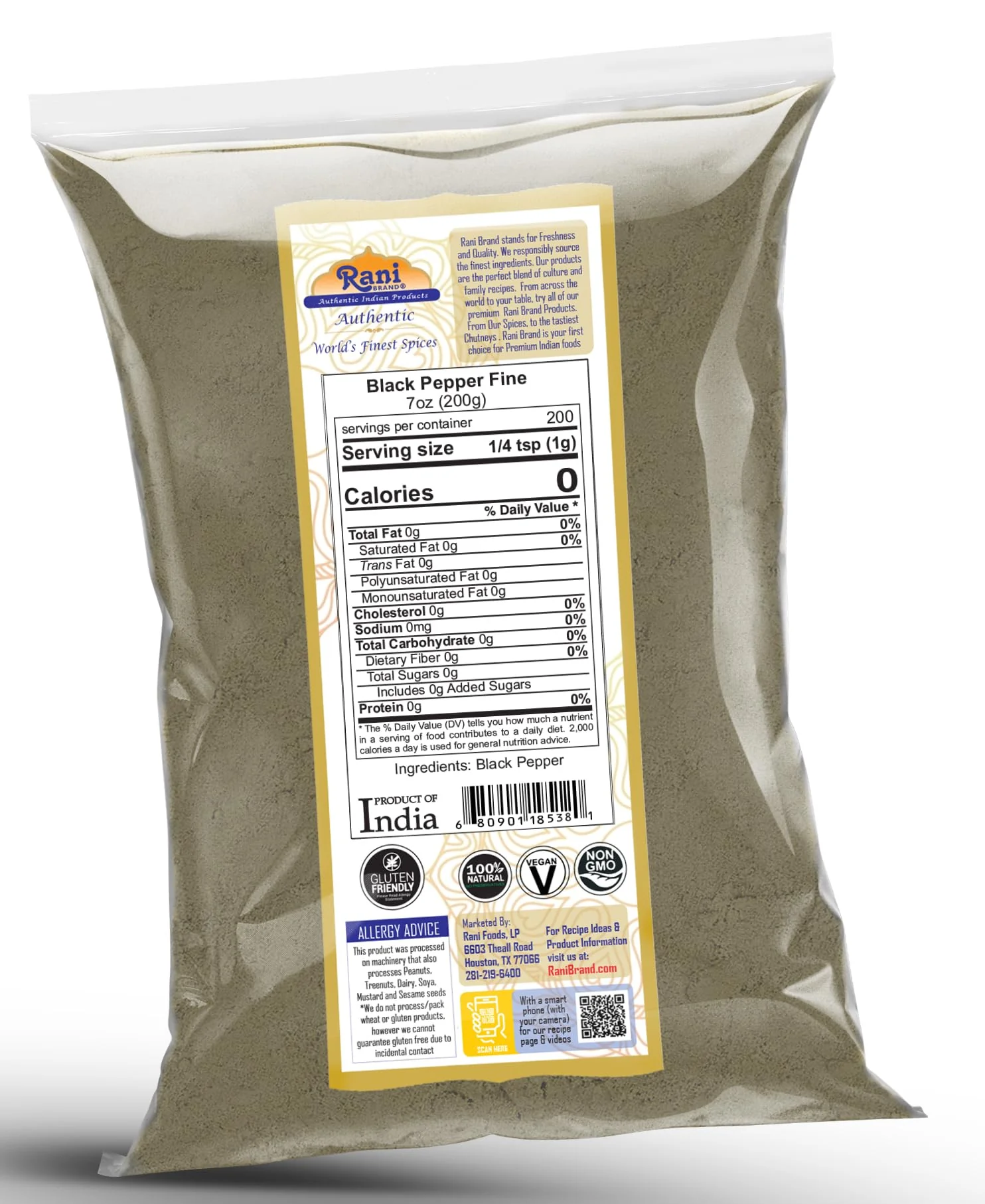 Rani Black Pepper Fine Grind {7 Sizes Available} - Image 32