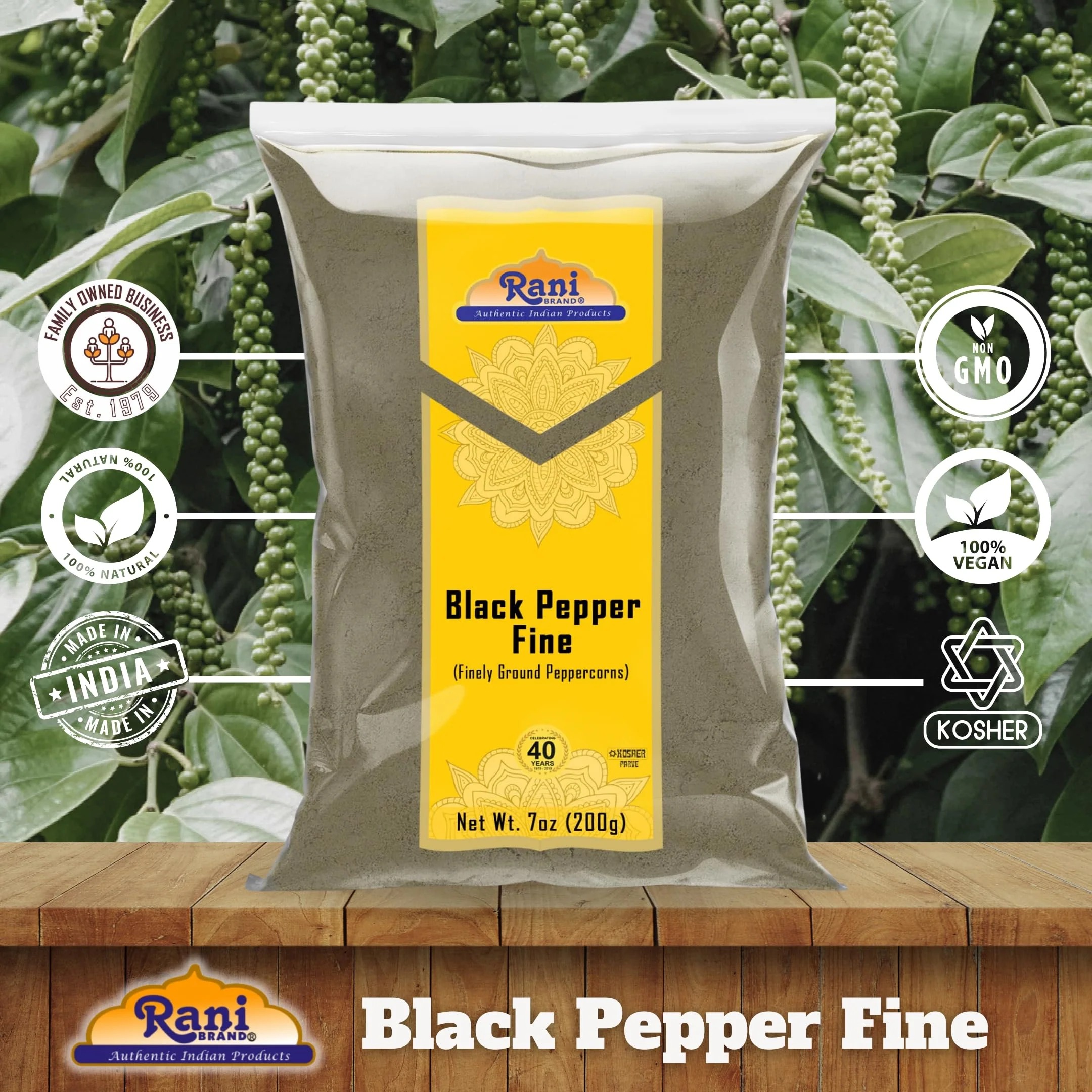 Rani Black Pepper Fine Grind {7 Sizes Available} - Image 29