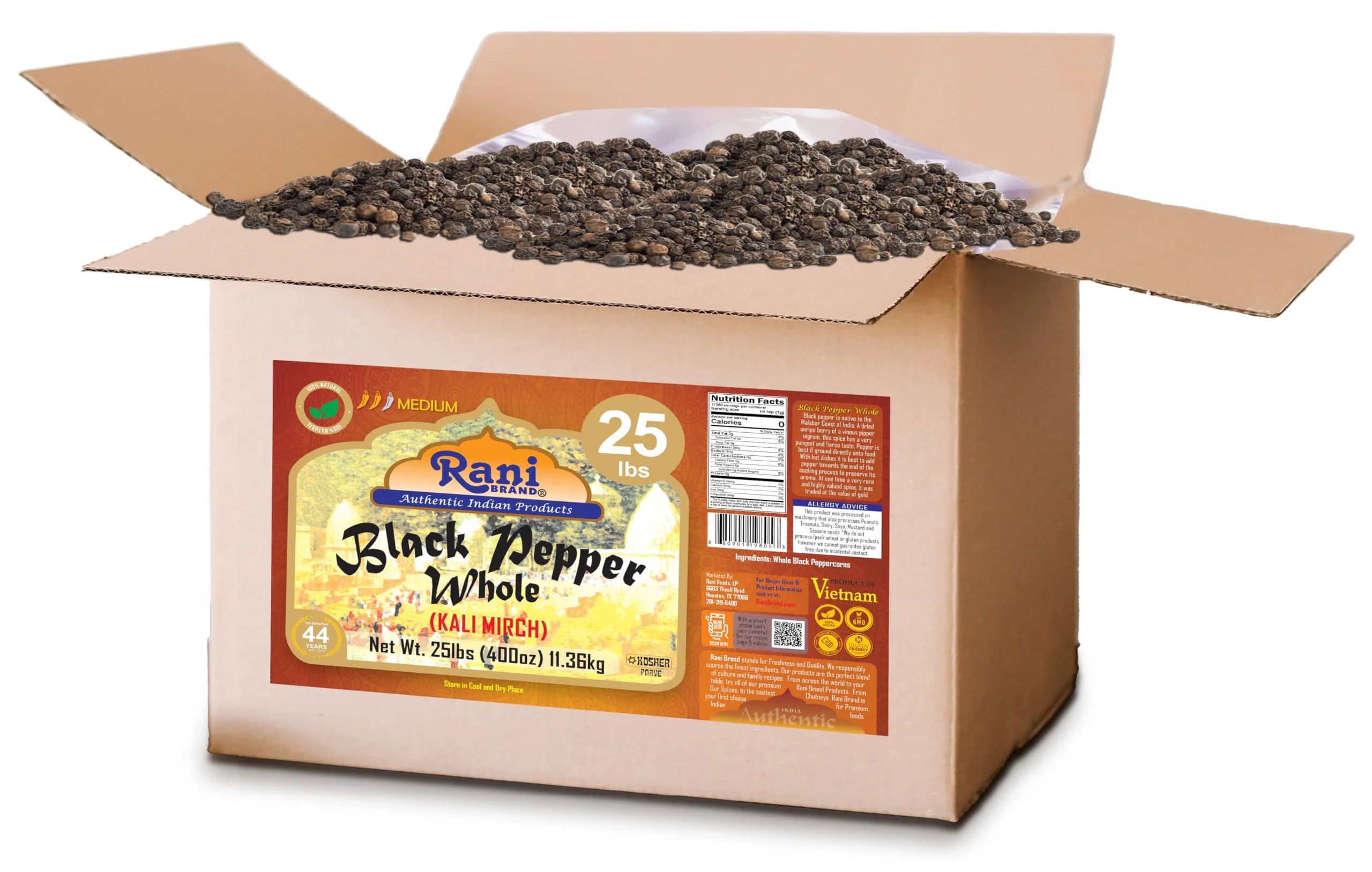 Rani Black Pepper Whole MG-1 {10 Sizes Available} - Image 63