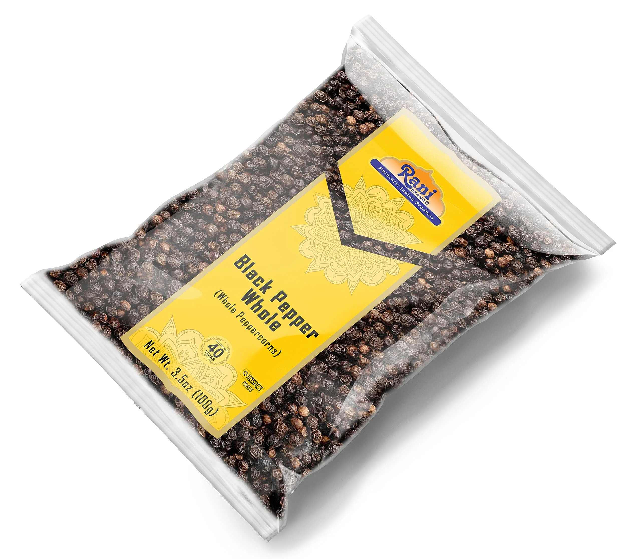 Rani Black Pepper Whole (Peppercorns), Premium MG-1 Grade 3.5oz (100g) ~ Gluten Free Ingredients | Non-GMO | Kosher | Natural | Perfect size for Grinders! - Image 8