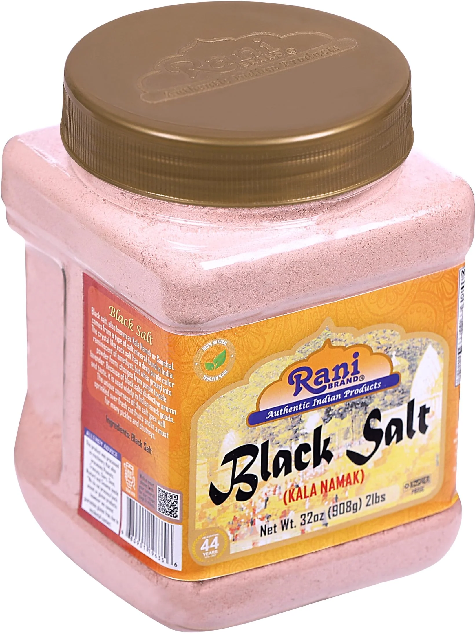 Rani Black Salt Powder (Kala Namak) Mineral 32oz (2lbs) 908g PET Jar, Pack of 6 ~ Unrefined, Pure & Natural | Vegan | Gluten Friendly | Non-GMO | Kosher | Indian Origin | Perfect for Tofu Scramble - Image 7