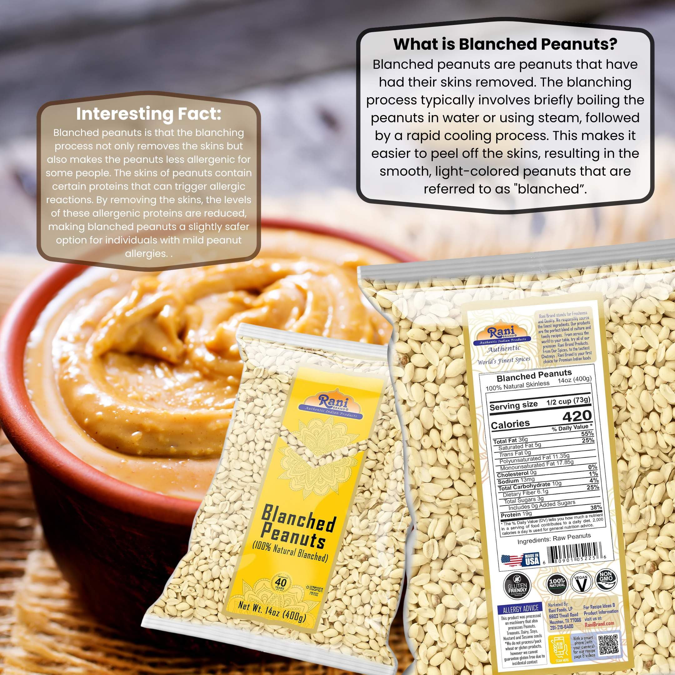 Rani Blanched Peanuts {4 Sizes Available} - Image 3