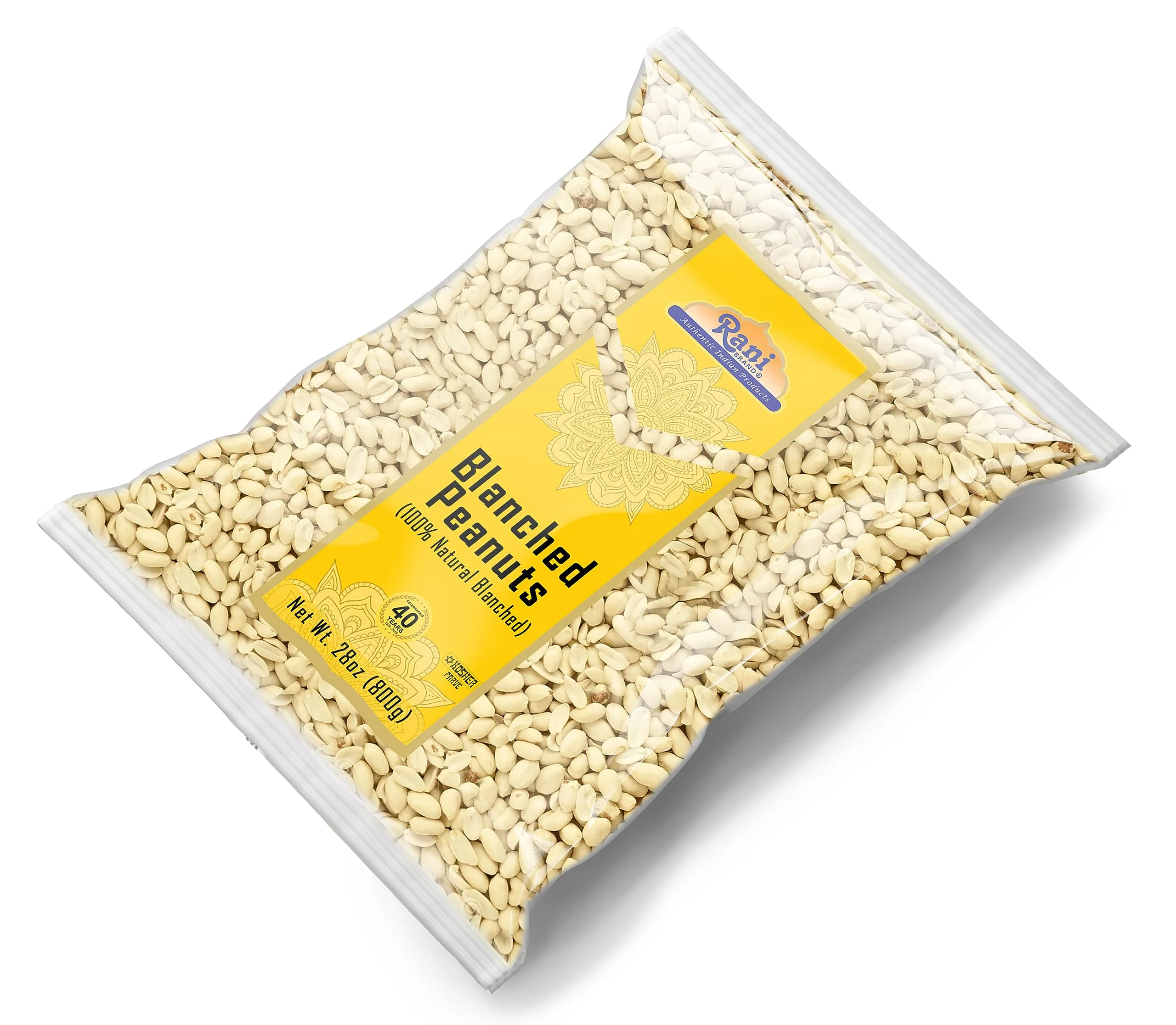 Rani Peanuts Skinless (Blanched, Uncooked) 28oz (800g) ~ All Natural | Vegan | Gluten Friendly | Kosher | Fresh Product of USA ~ Spanish Grade Groundnuts - Image 7