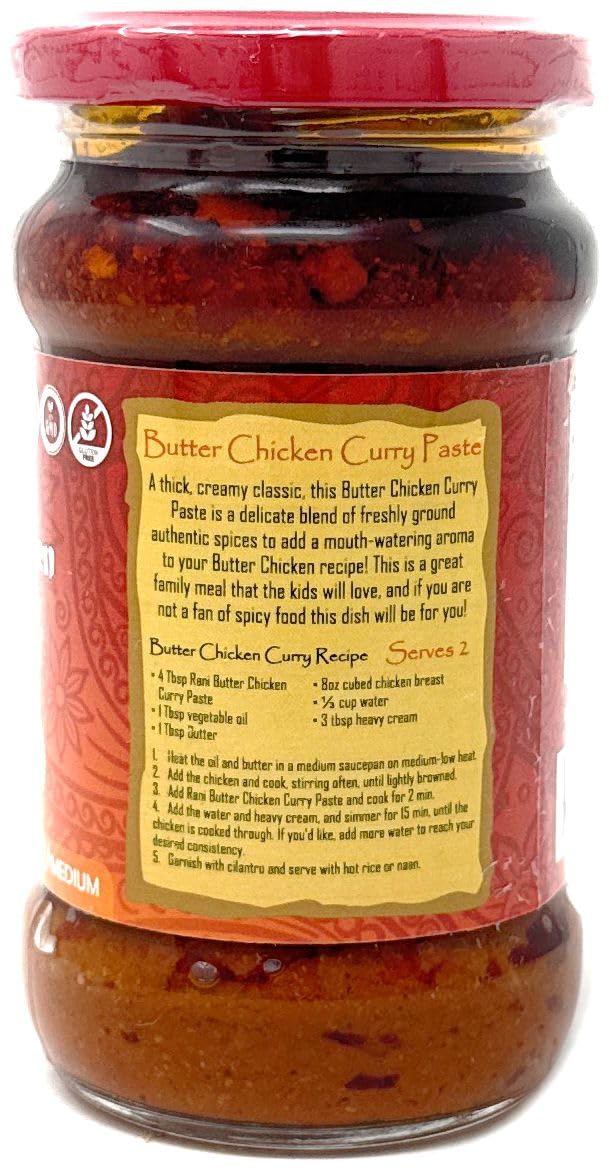 Rani Butter Chicken Curry Paste 10.5oz (300g) Glass Jar ~ Easy to Use | Vegan | No Colors | All Natural | NON-GMO | Kosher | Gluten Free | Indian Origin - Image 6