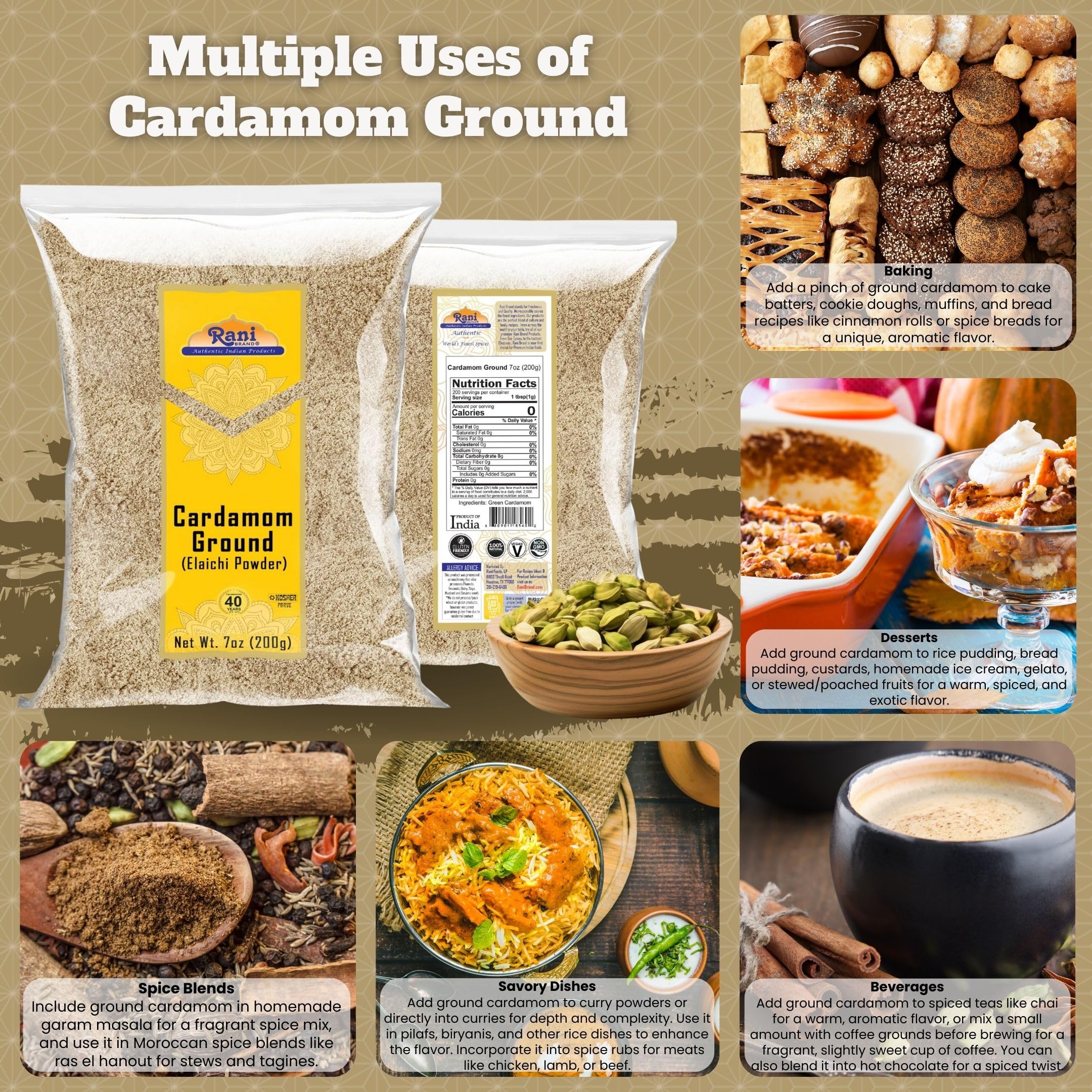 Rani Cardamom (Elachi) Powder {4 Sizes Available} - Image 21