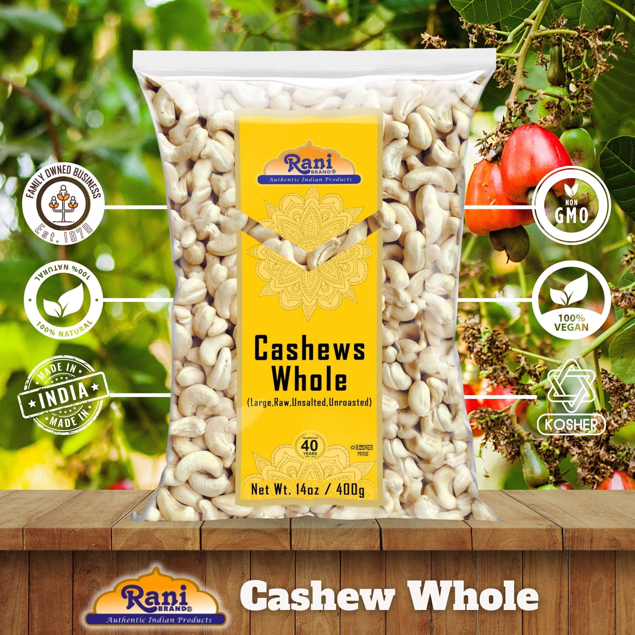 Rani Cashews Whole {5 Sizes Available} - Image 12