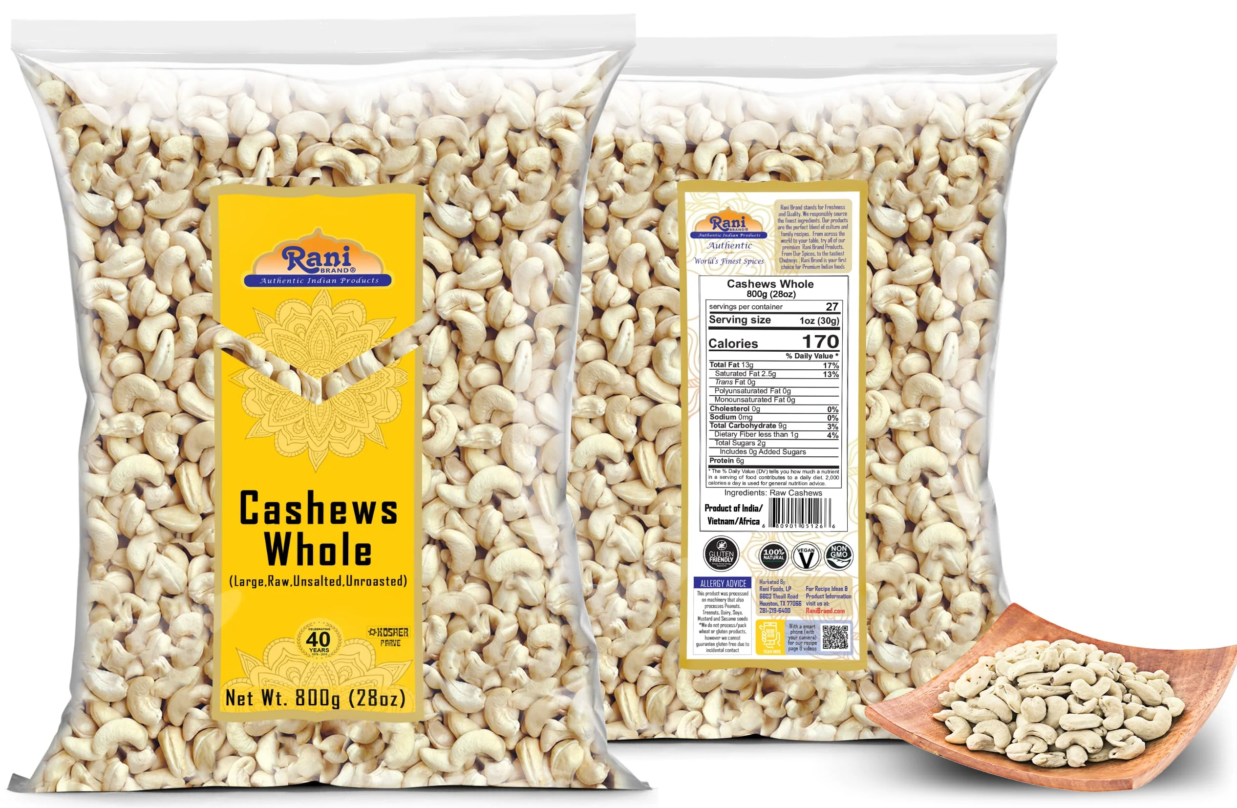 Rani Cashews Whole {5 Sizes Available} - Image 21