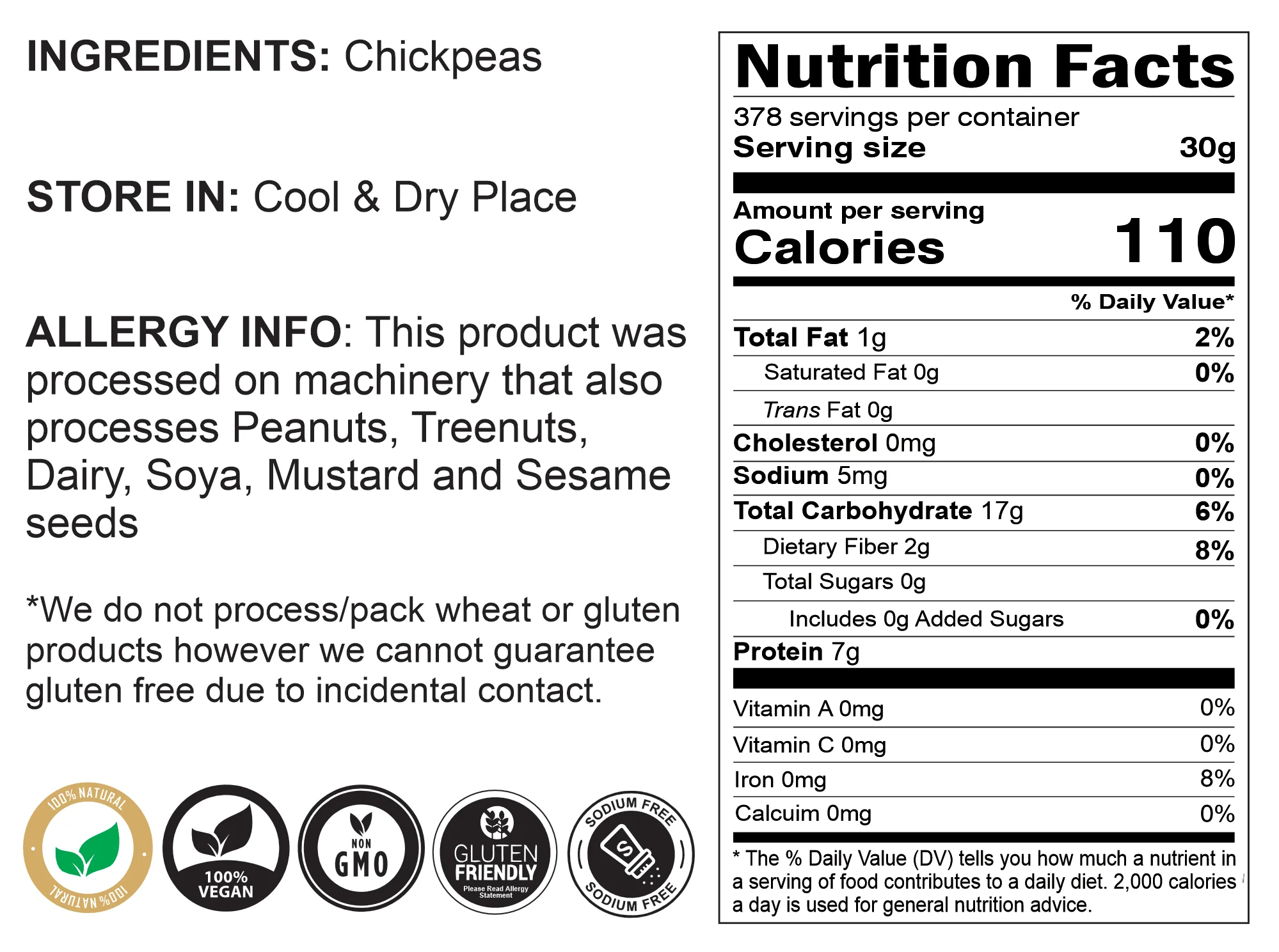 Rani Chana Besan (Chickpeas Flour, Gram) 400oz (25lbs) 11.36kg Bulk Box ~ All Natural | Vegan | Gluten Friendly | NON-GMO | Indian Origin - Image 8