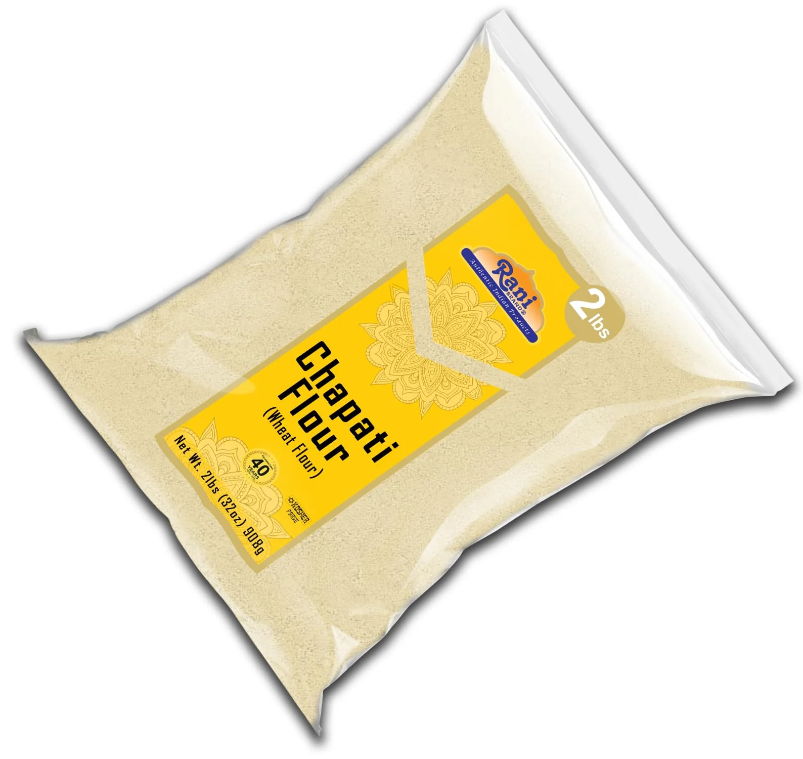 Rani Chapati Flour (100% Pure Whole Wheat Atta), For Making Roti & Indian Breads 32oz (2lbs) 908g ~ All Natural | Vegan | No Salt or Colors | NON-GMO | Kosher | Indian Origin - Image 9