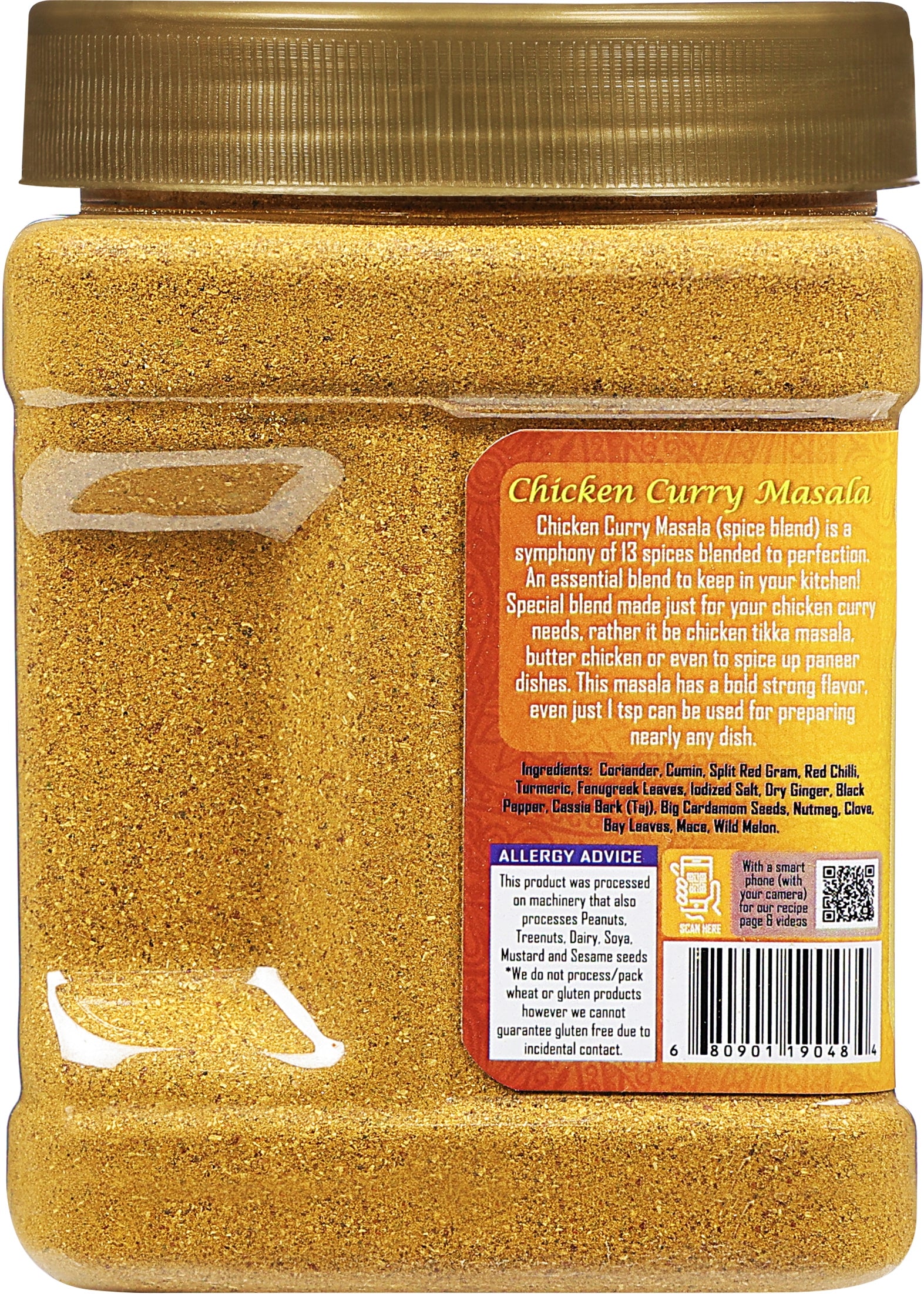Rani Chicken Curry Masala Indian 13-Spice Blend 17.5oz (1.1lbs) 500g PET Jar ~ All Natural | Vegan | No Colors | Gluten Friendly | NON-GMO | Kosher | Indian Origin - Image 6
