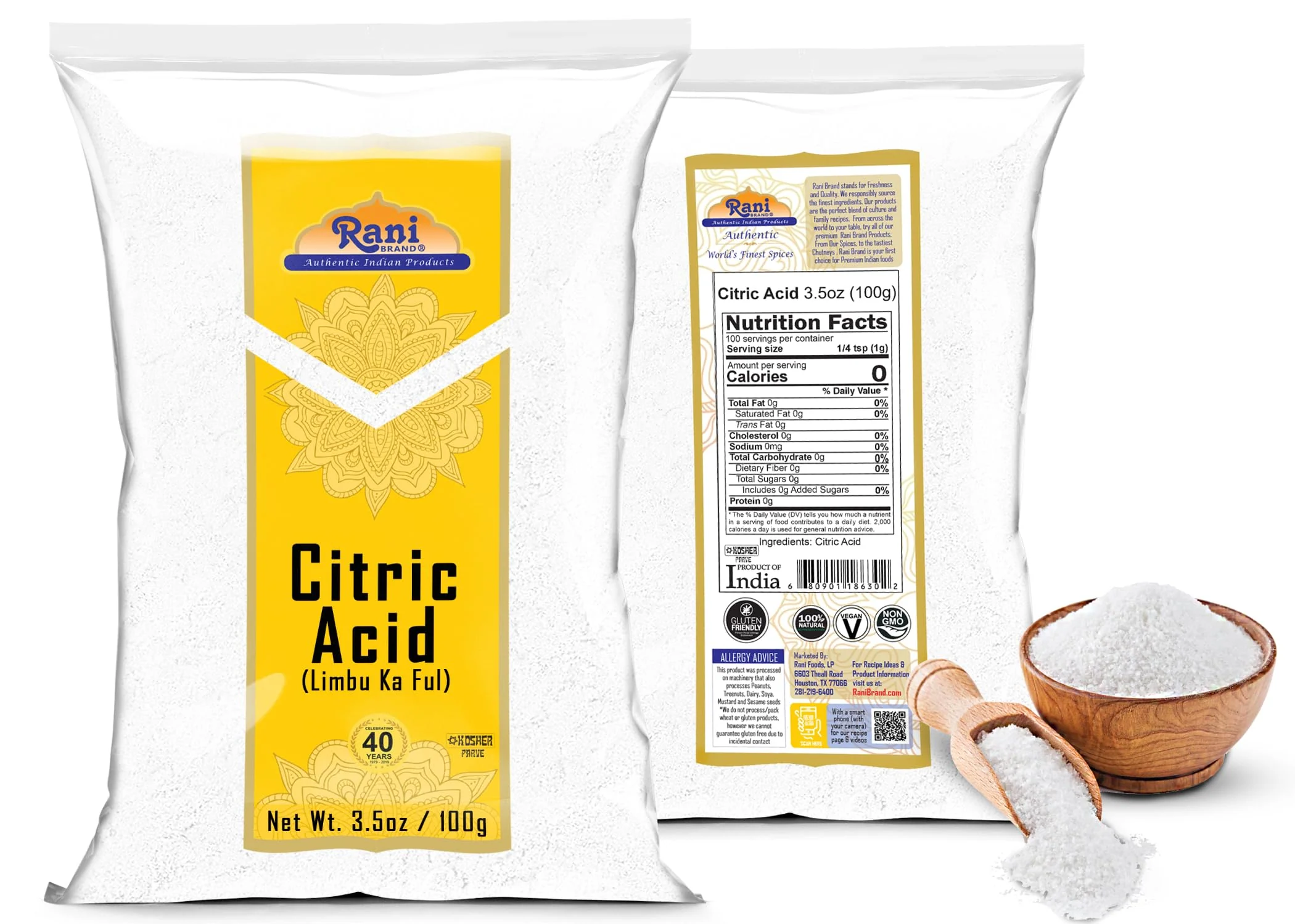 Rani Citric Acid {3 Sizes Available} - Image 4