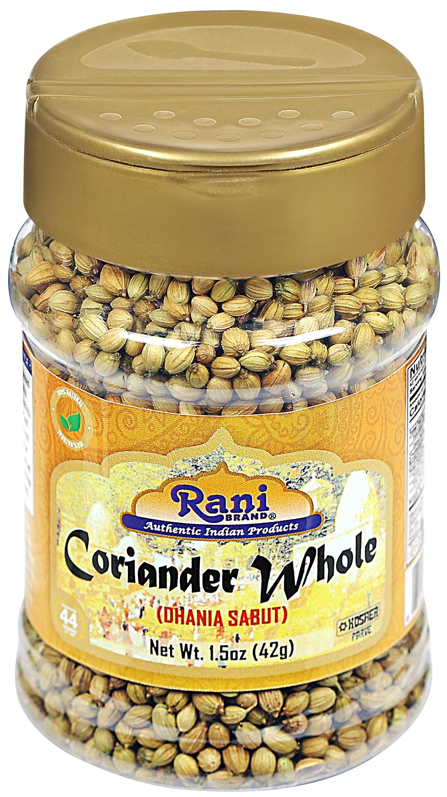 Rani Coriander (Dhania) Seeds Whole, Indian Spice 1.5oz (42g) PET Jar ~ All Natural | Gluten Friendly | NON-GMO | Vegan | Kosher | Indian Origin - Image 7