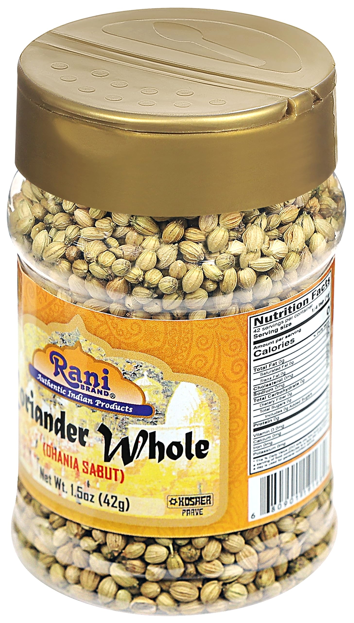 Rani Coriander (Dhania) Seeds Whole, Indian Spice 1.5oz (42g) PET Jar ~ All Natural | Gluten Friendly | NON-GMO | Vegan | Kosher | Indian Origin - Image 8