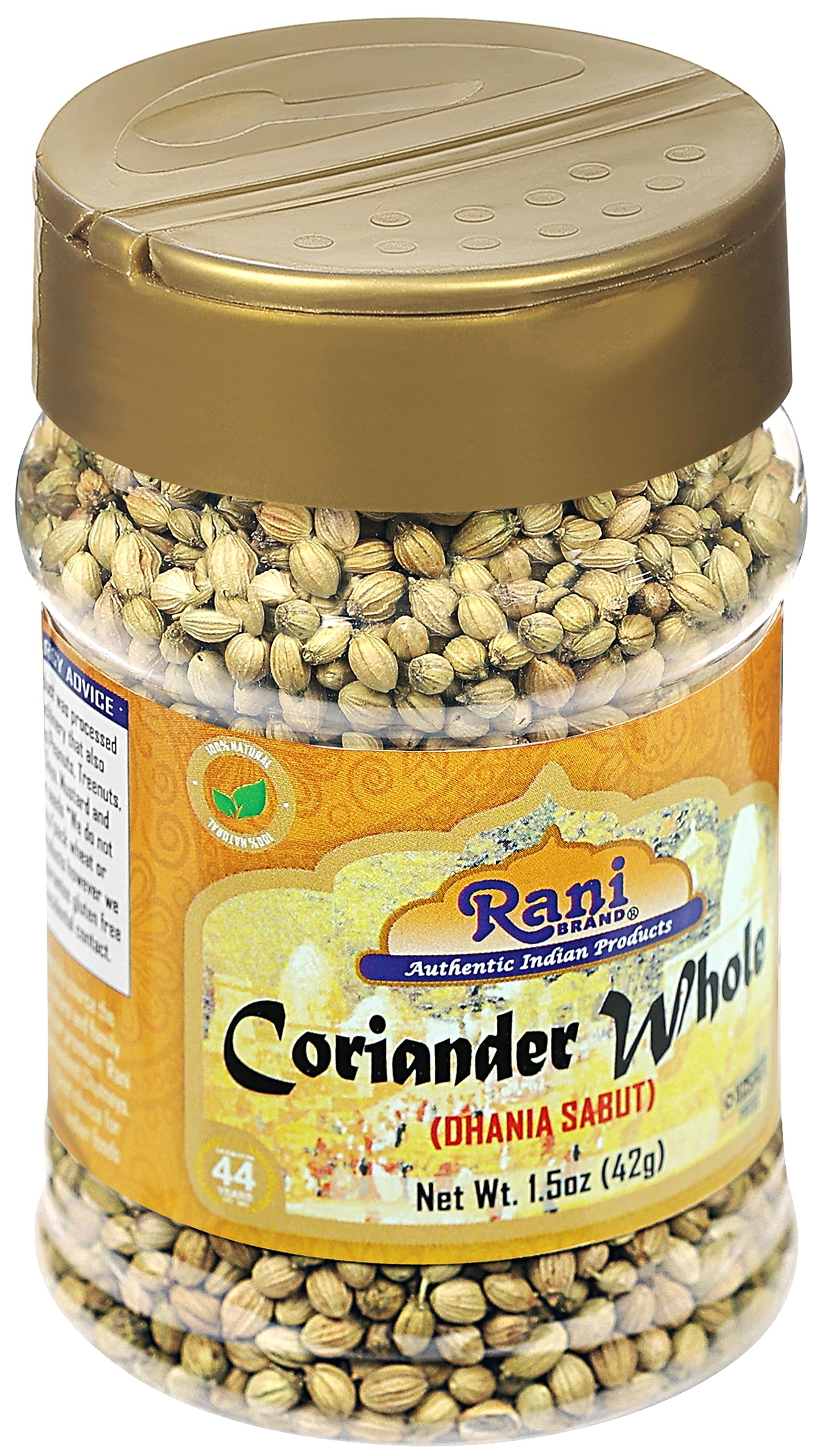 Rani Coriander (Dhania) Seeds Whole, Indian Spice 1.5oz (42g) PET Jar ~ All Natural | Gluten Friendly | NON-GMO | Vegan | Kosher | Indian Origin - Image 9