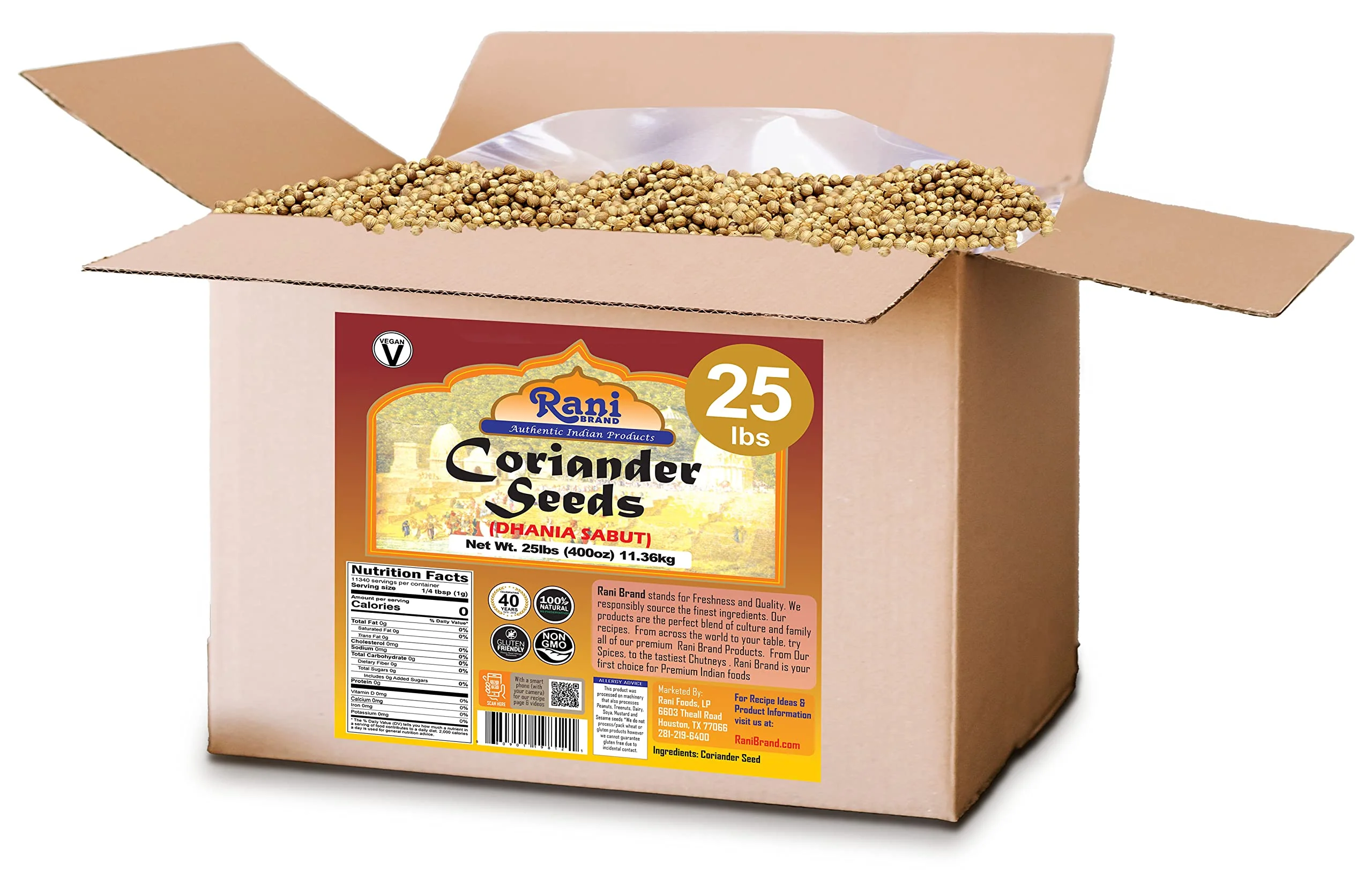 Rani Coriander (Dhania) Seeds Whole {8 Sizes Available} - Image 59