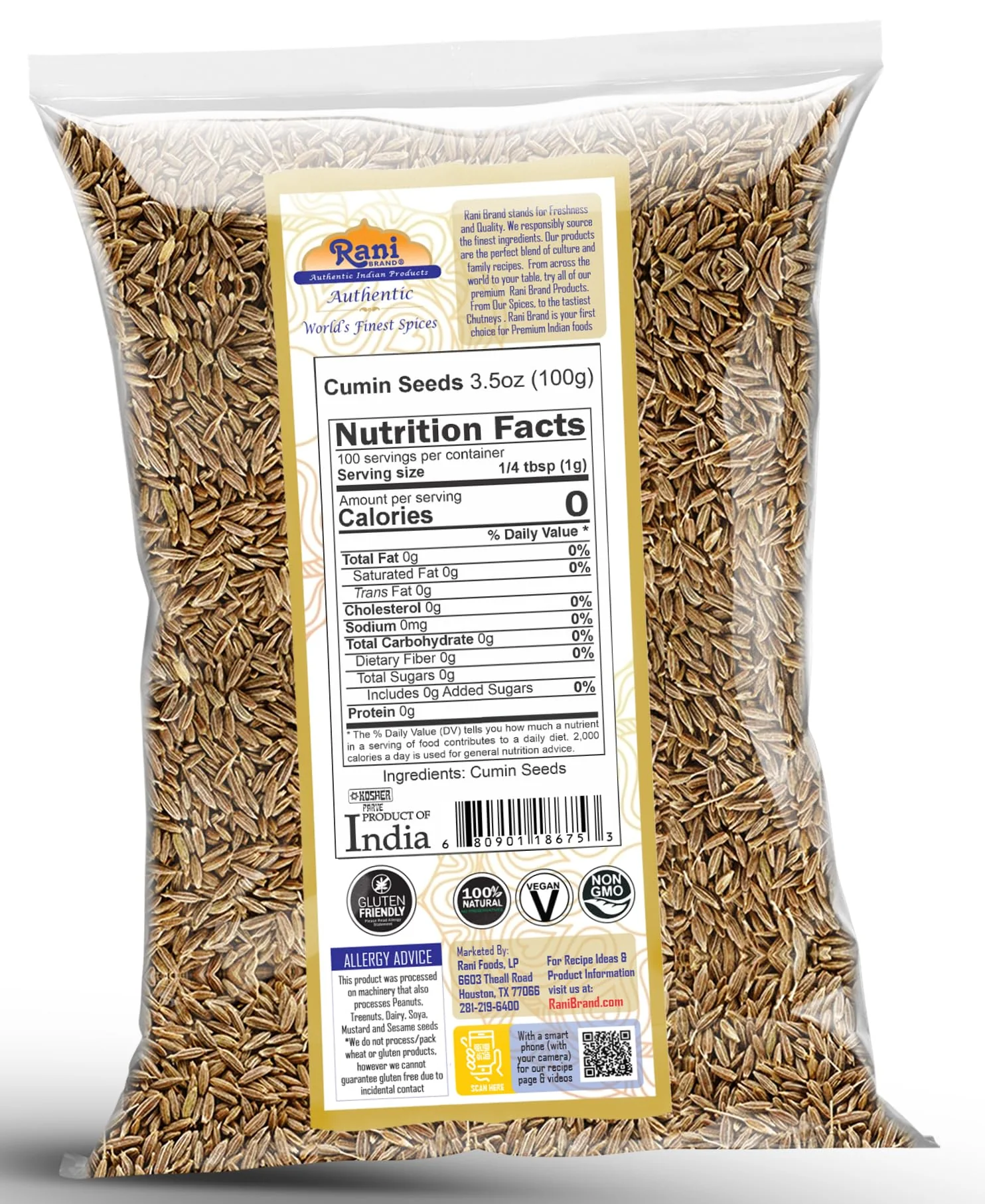 Rani Cumin Seeds Poly {5 Sizes Available} - Image 4