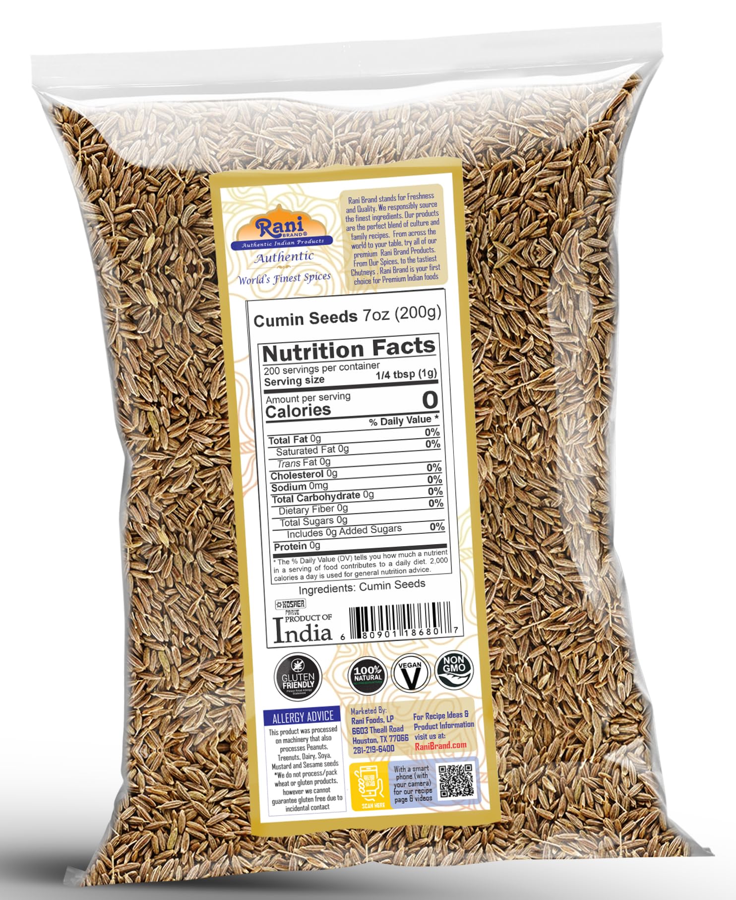 Rani Cumin Seeds Poly {5 Sizes Available} - Image 9