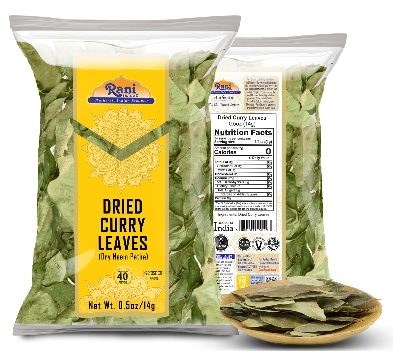 Rani Curry (Kari) Leaves Whole & Powder {3 Sizes Available} - Image 17