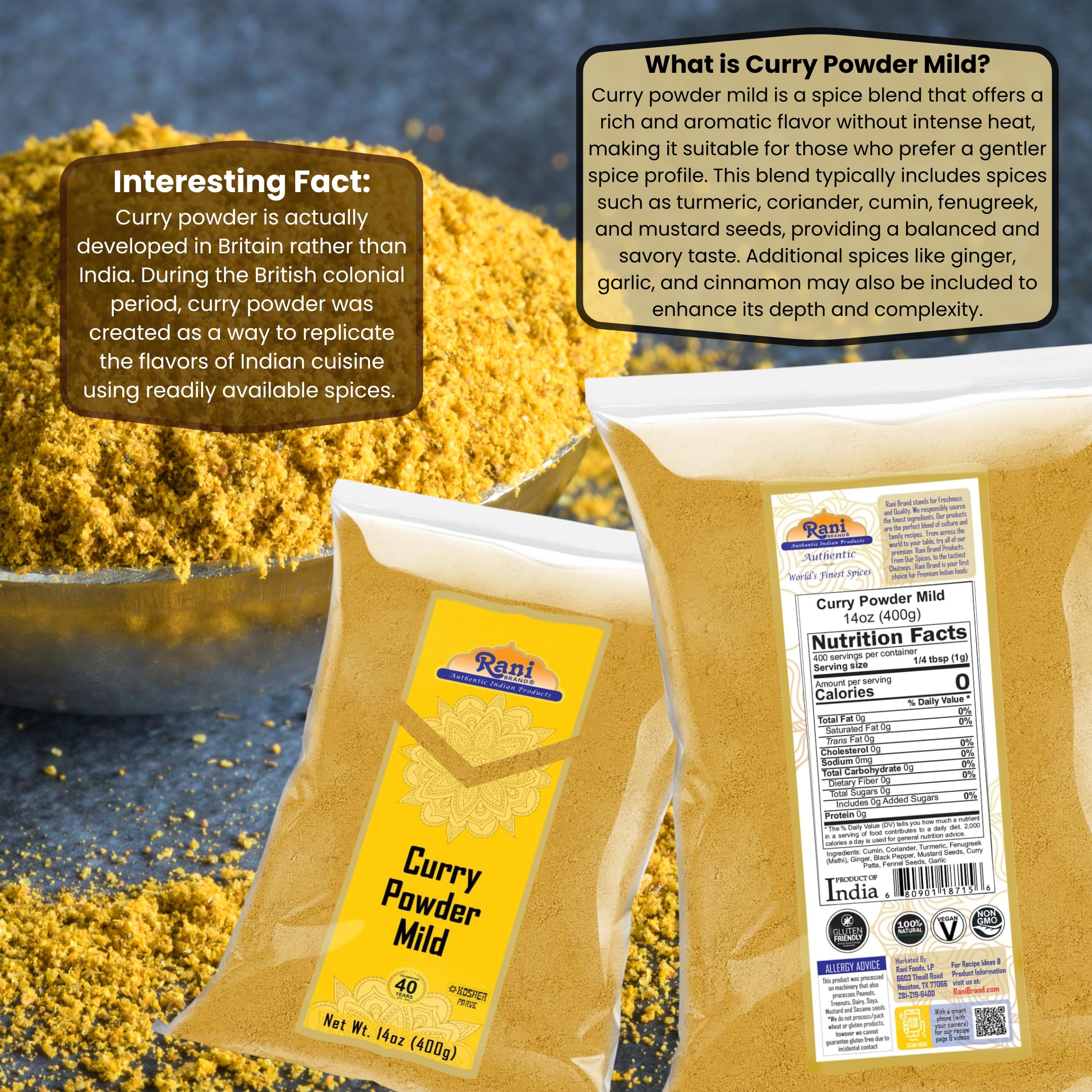 Rani Curry Powder Mild *BEST SELLER* {8 Sizes Available} - Image 46