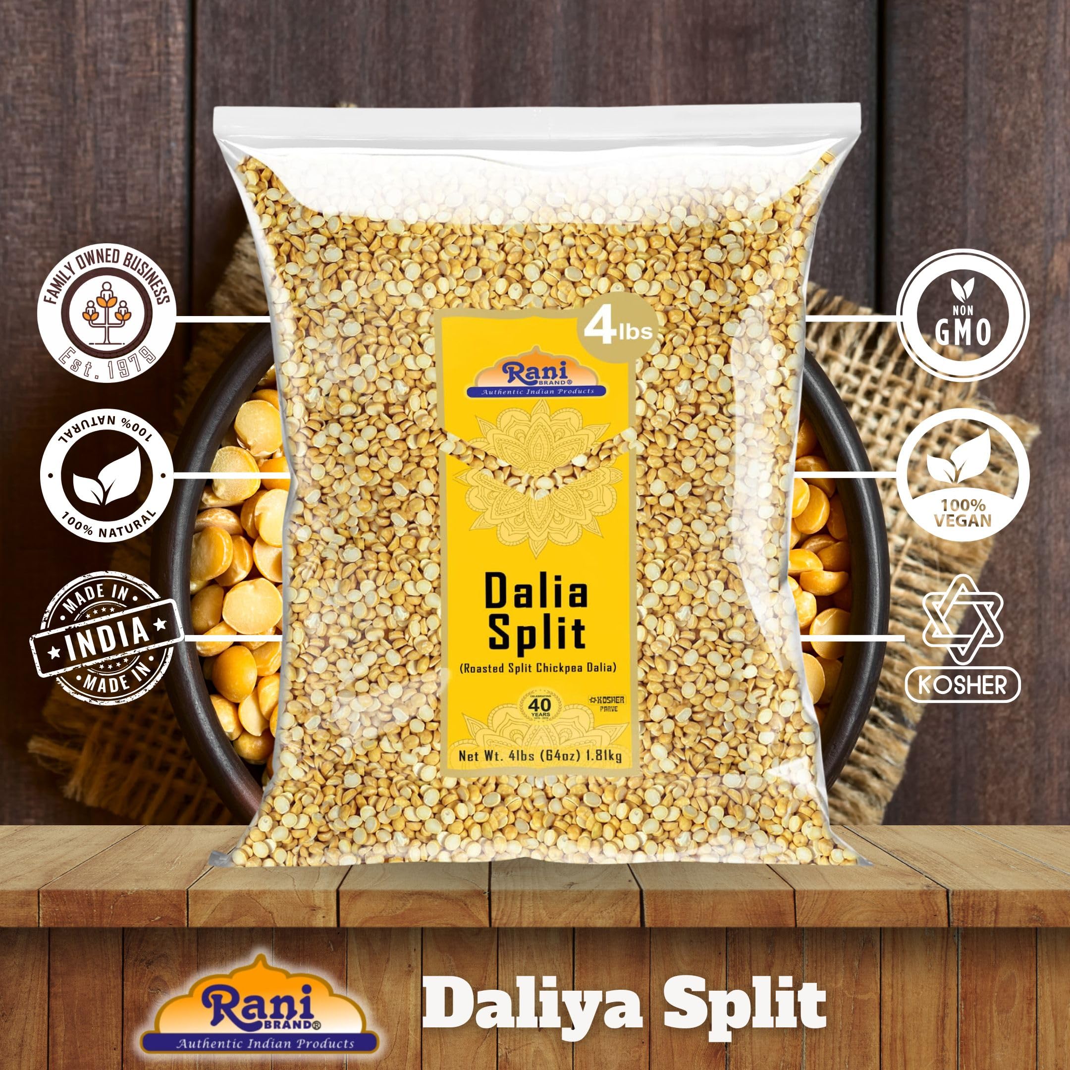 Rani Roasted Dalia {4 Sizes Available} - Image 31