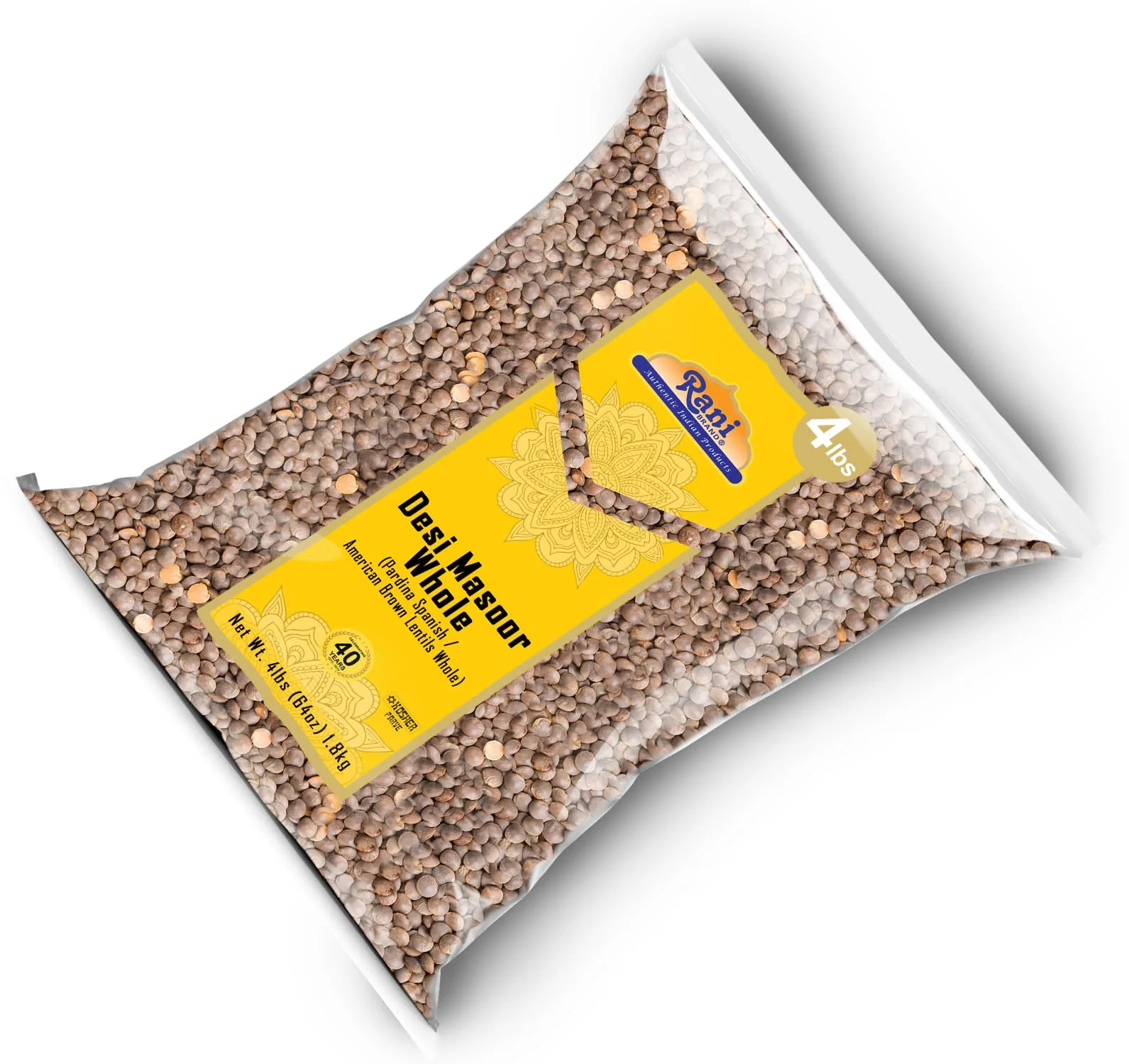 Rani Desi Masoor (Masur) Whole, 64oz (4lbs) 1.81kg (aka. Pardina Spanish) ~ All Natural | Vegan | Kosher | Gluten Friendly | Product of USA - Image 8