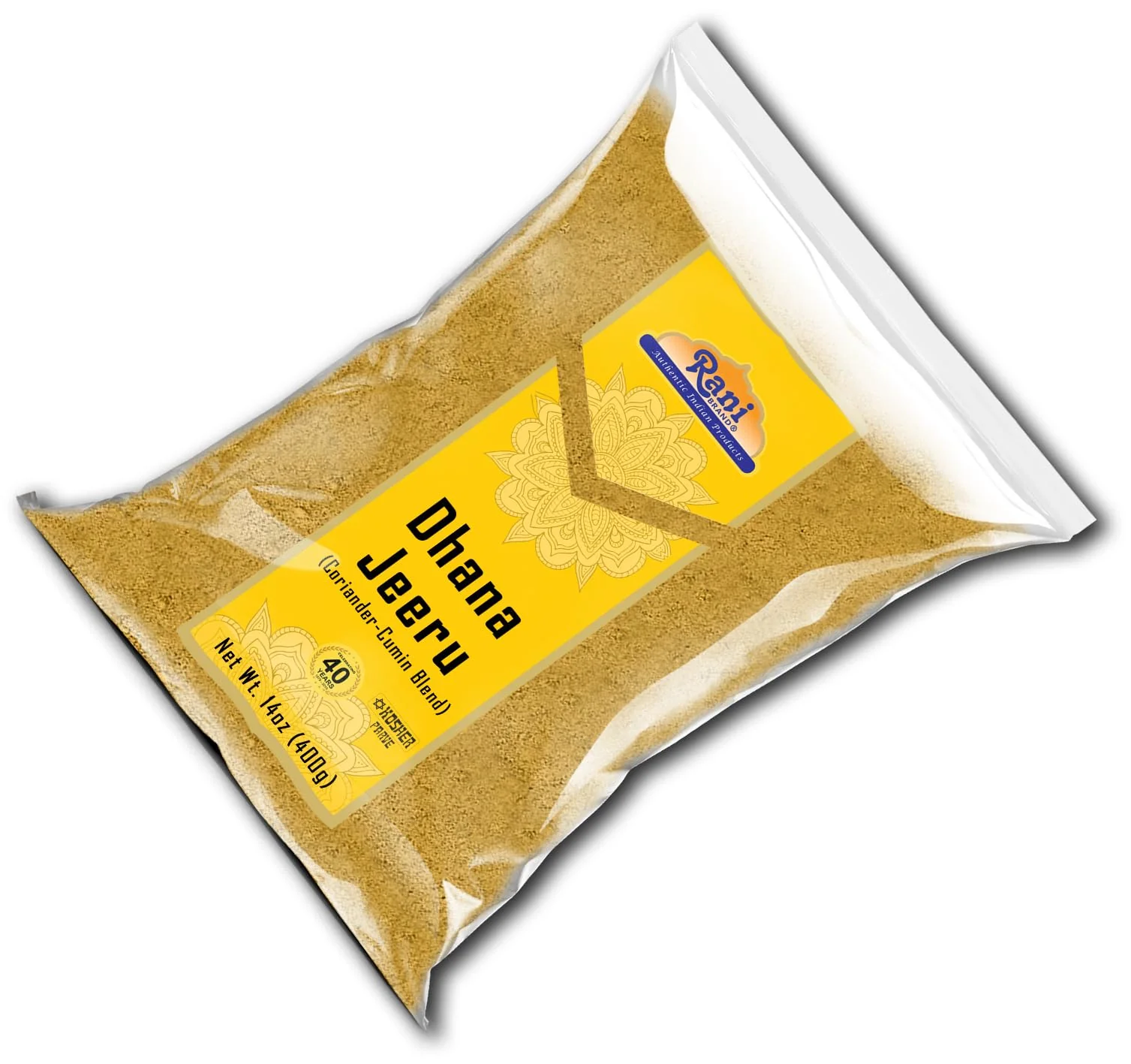 Rani Dhana-Jeeru (Coriander-Cumin Blend 50-50) Powder 14oz (400g) ~ All Natural | Salt Free | Vegan | Gluten Friendly | NON-GMO | Kosher - Image 8