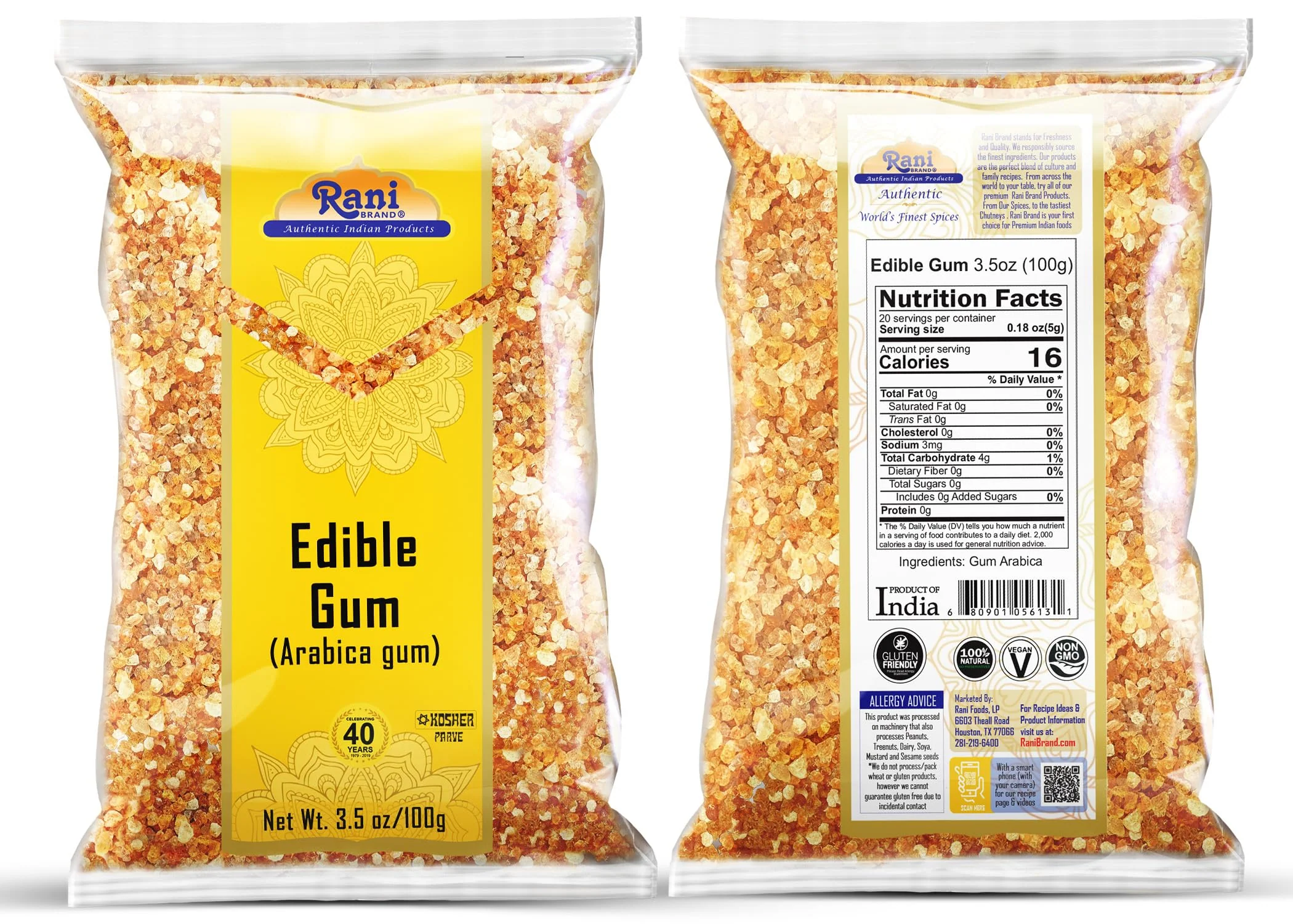 Rani Edible Gum, Arabica & Tragacanth {6 Sizes Available} - Image 5