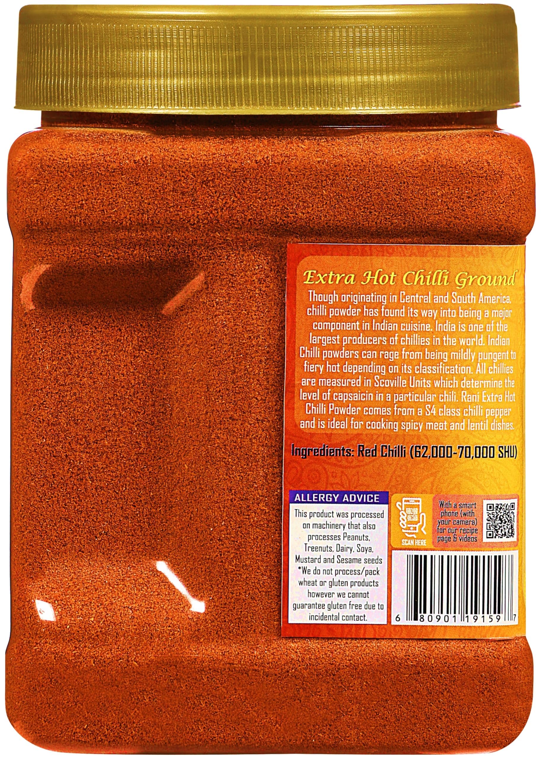 Rani Extra Hot Chilli Powder Indian Spice 16oz (1lb) 454g PET Jar, Pack of 6 ~ All Natural | No Color added | Gluten Friendly | Vegan | NON-GMO | Kosher | No Salt or fillers - Image 6