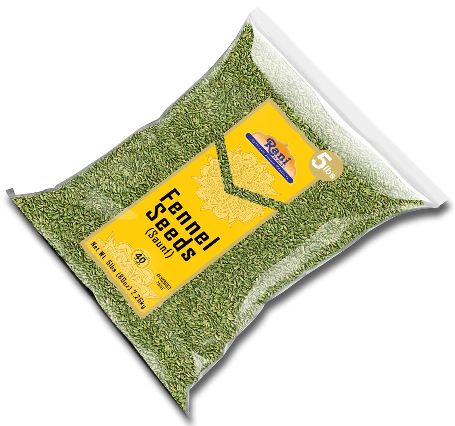 Rani Fennel (Saunf) Seeds Whole, Indian Spice 80oz (5lbs) 2.26kg ~ All Natural | Gluten Friendly | NON-GMO | Kosher | Vegan | Indian Origin - Image 8