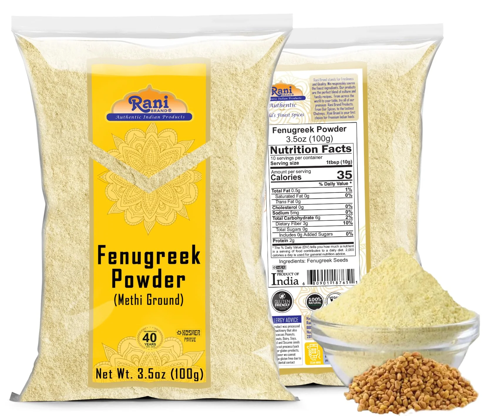 Rani Fenugreek Ground {5 Sizes Available} - Image 9