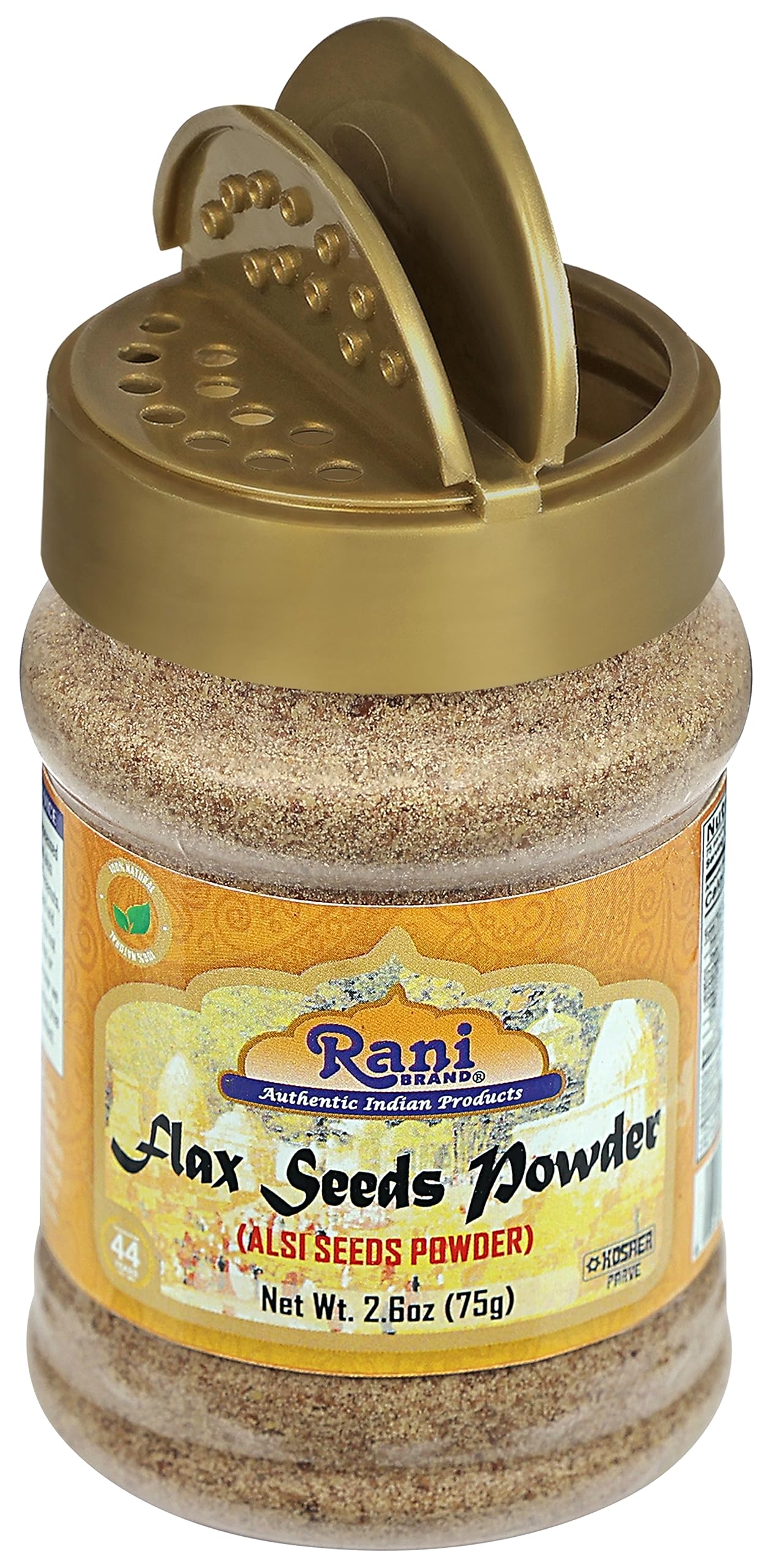 Rani Flax Seeds Powder (Alsi, Linum usitatissimum) 2.6oz (75g) PET Jar | All Natural ~ Gluten Free Ingredients | Non-GMO | Kosher | Vegan | Indian Origin - Image 7