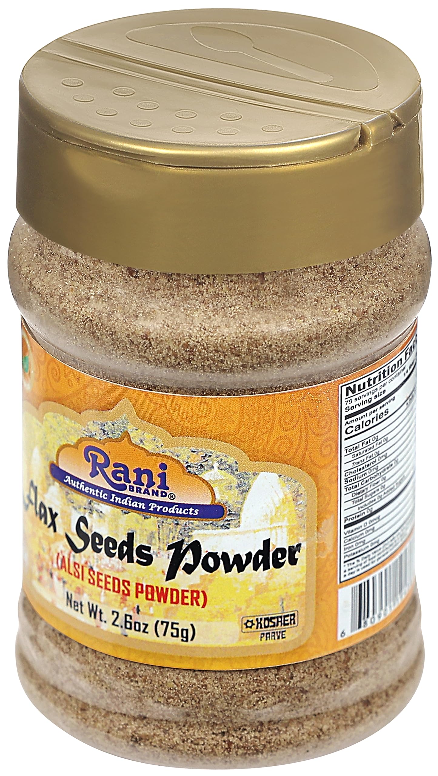 Rani Flax Seeds Powder (Alsi, Linum usitatissimum) 2.6oz (75g) PET Jar | All Natural ~ Gluten Free Ingredients | Non-GMO | Kosher | Vegan | Indian Origin - Image 9